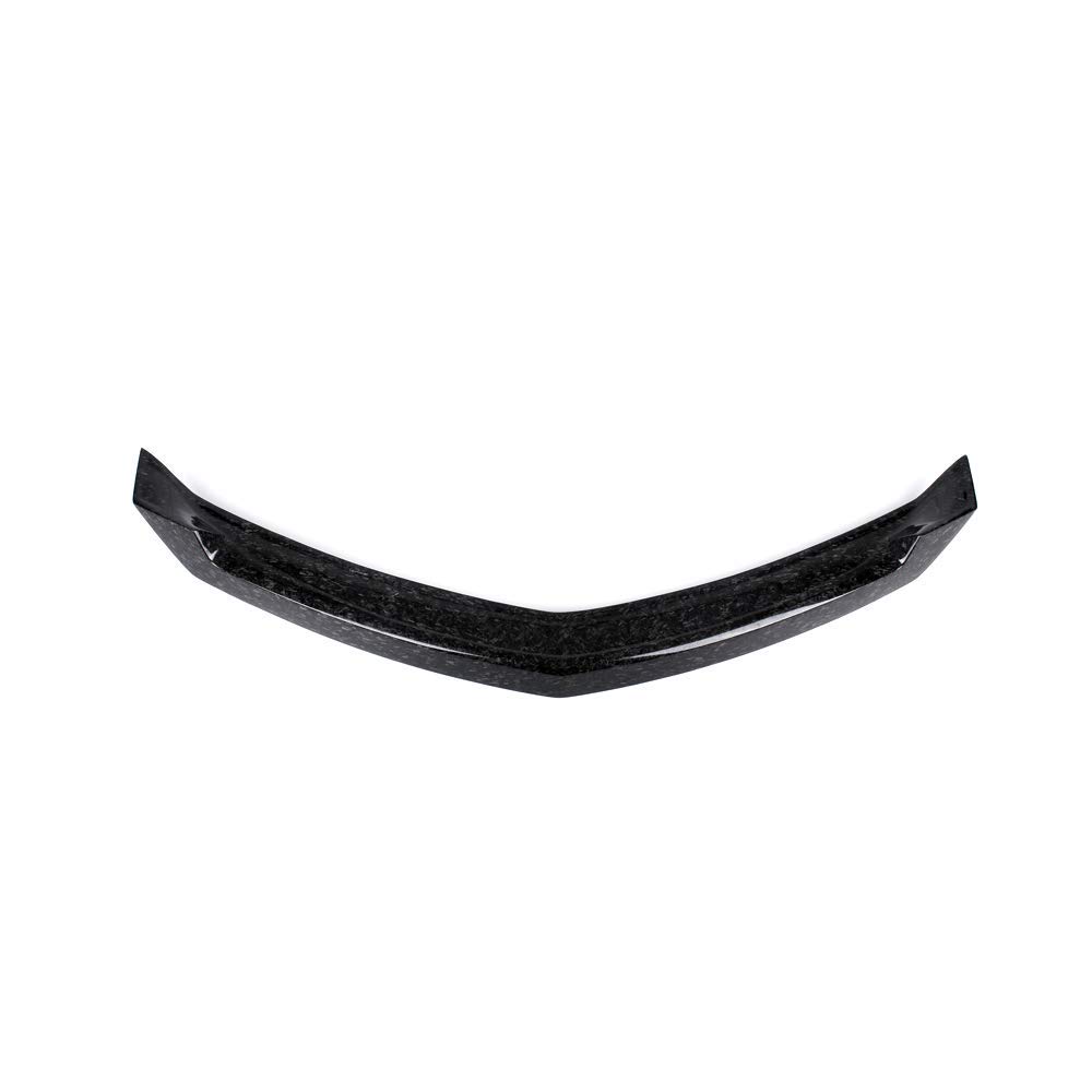 IKON MOTORSPORTS Forged Carbon Fiber Trunk Spoiler for 2016-2019 Cadillac ATS-V | V-Style Rear Wing Lip | Deck Lid & Roof Trim | Enhances Aerodynamics & Sporty Look for Street Racing & Car Shows