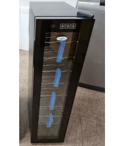 Farfalla FWC 18TBK 18 Bottle Tall Wine Cooler - Dual Zone Temperature Control, Freestanding Wine Refrigerator for Home & Kitchen - Perfect for Wine Storage, Entertaining & Dining Rooms