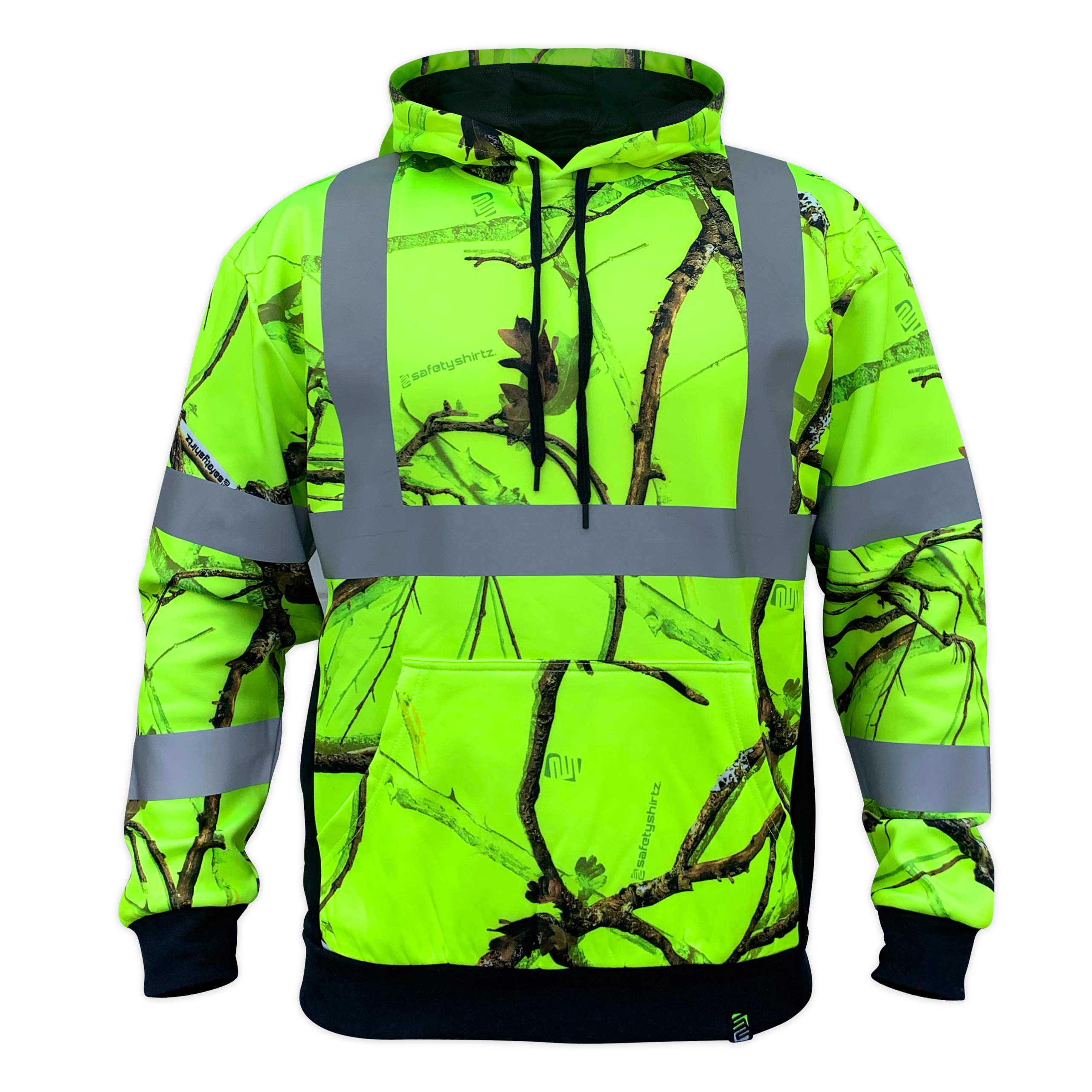 SafetyShirtz SS360 Men's Short Sleeve Work Shirts - High Visibility Safety Apparel for Construction, Road Work & Outdoor Jobs