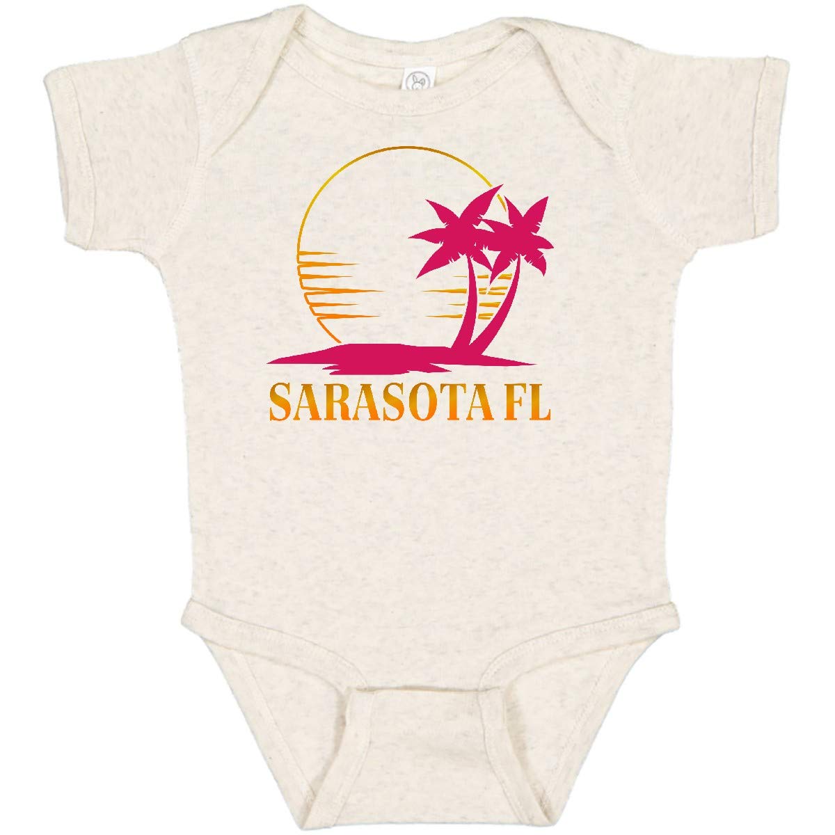 Inktastic Sarasota Florida Sunset Beach Vacation Baby Bodysuit - Cute Infant Onesie for Beach Trips & Family Vacations - Perfect Gift for Newborns & Baby Showers