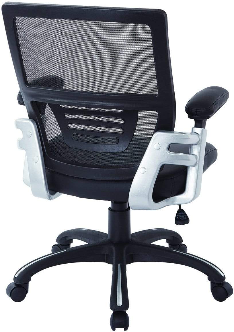 Office Star Work Smart™ Mesh Back Manager’s Chair with Adjustable Height & Lumbar Support [EMH69176] - Ergonomic Office Chair for Home & Business Workspaces