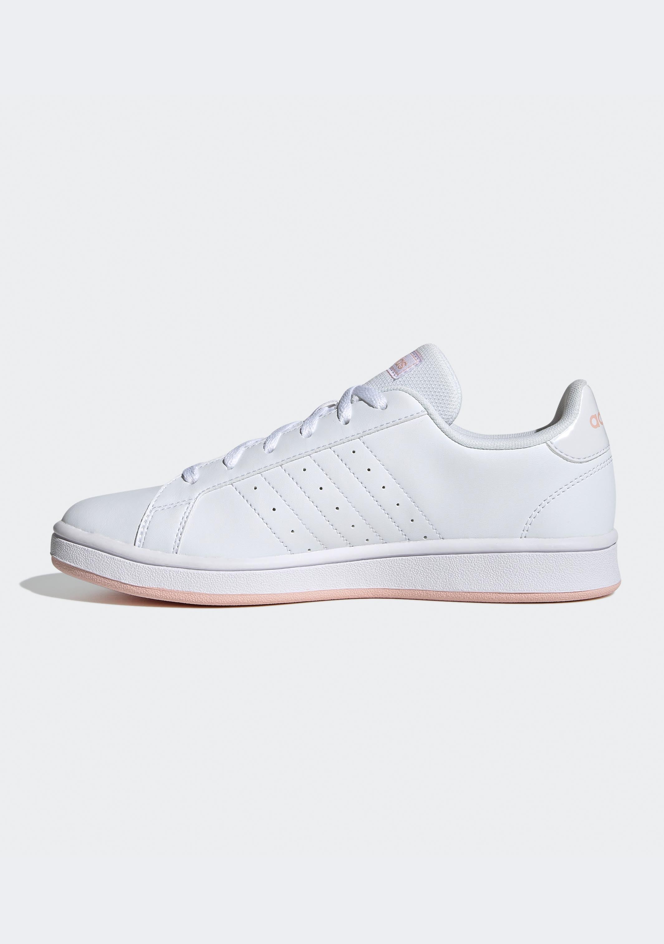 Adidas Women’s Grand Court Base Sneakers - White Tennis Shoes for Women | Comfortable Casual Walking Shoes | Perfect for Gym, Workout & Everyday Wear