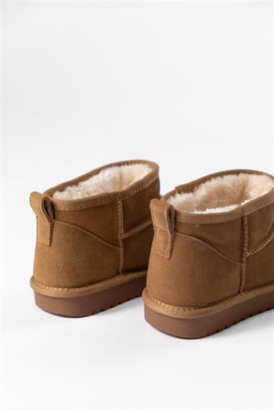Georgia Chestnut Mini Boots for Women - Waterproof & Comfortable Ankle Boots for Fall & Winter - Perfect for Casual Outfits, Work & Outdoor Activities