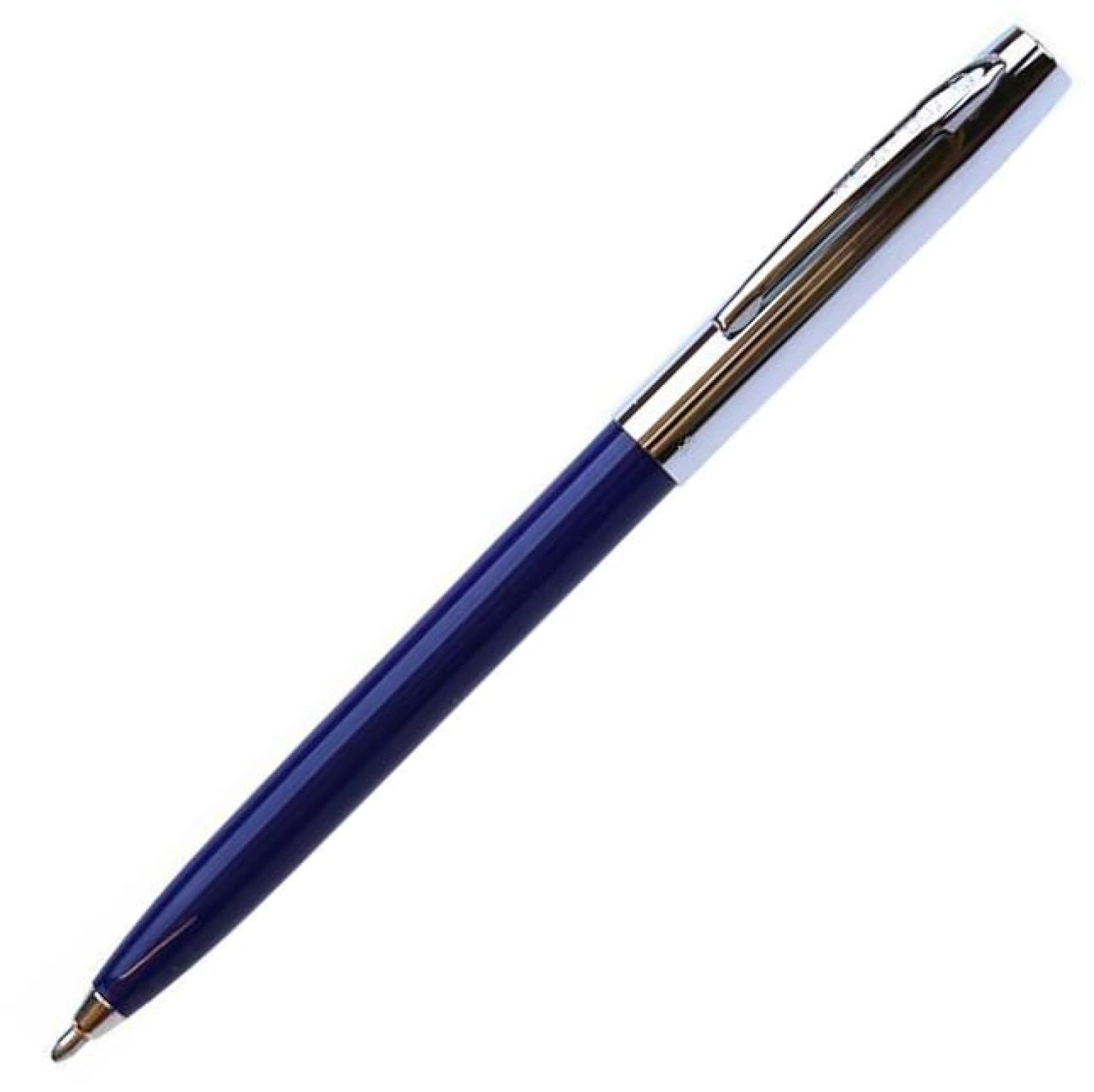 Fisher Space Pen Cap-O-Matic Ballpoint Pen - Blue with Chrome Trim - Perfect for Writing in Extreme Conditions, Space, Underwater & Everyday Use