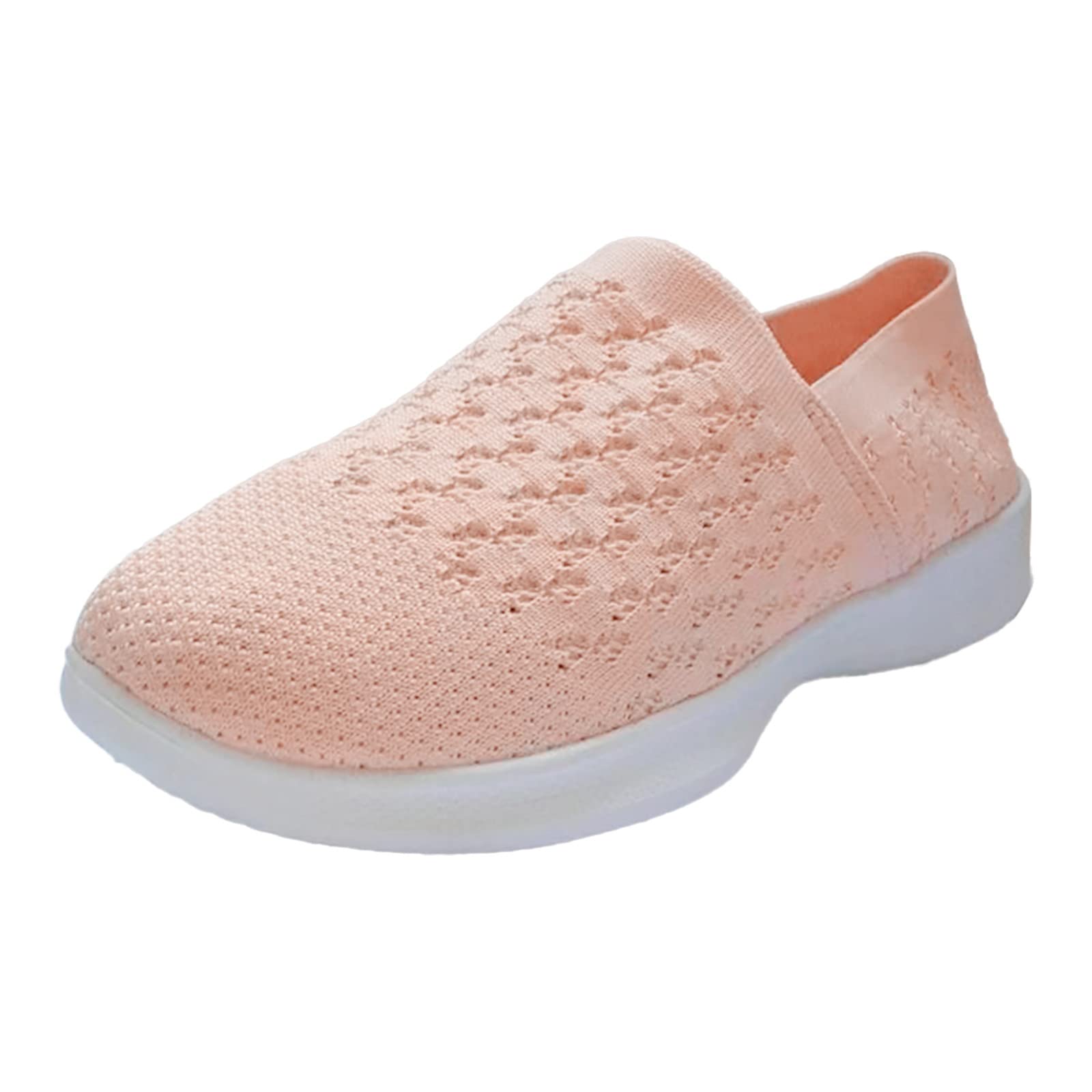 Women's Slip-On Walking Shoes - Lightweight Mesh Running Shoes for Women with Soft Sole - Comfortable for Travel, Outdoor & Leisure Activities - Perfect for Jogging, Gym & Daily Wear