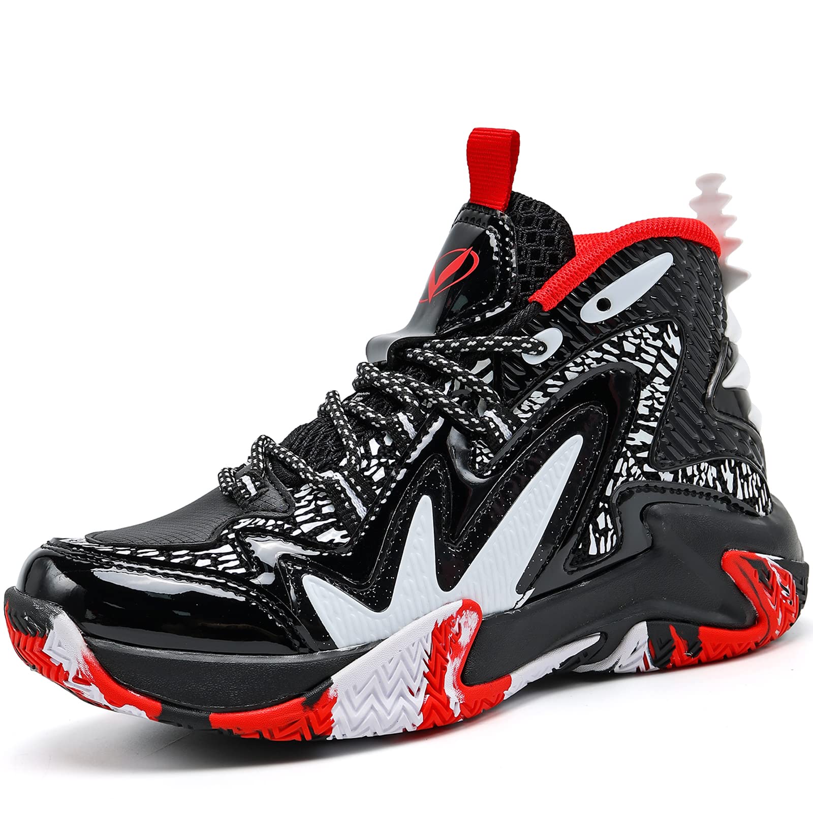 **JMFCHI Kids Basketball Shoes - High-Top Sports Sneakers for Boys & Girls | Non-Slip, Durable Lace-Up Running Shoes for Little & Big Kids | Perfect for Indoor & Outdoor Play, School, and Training**
