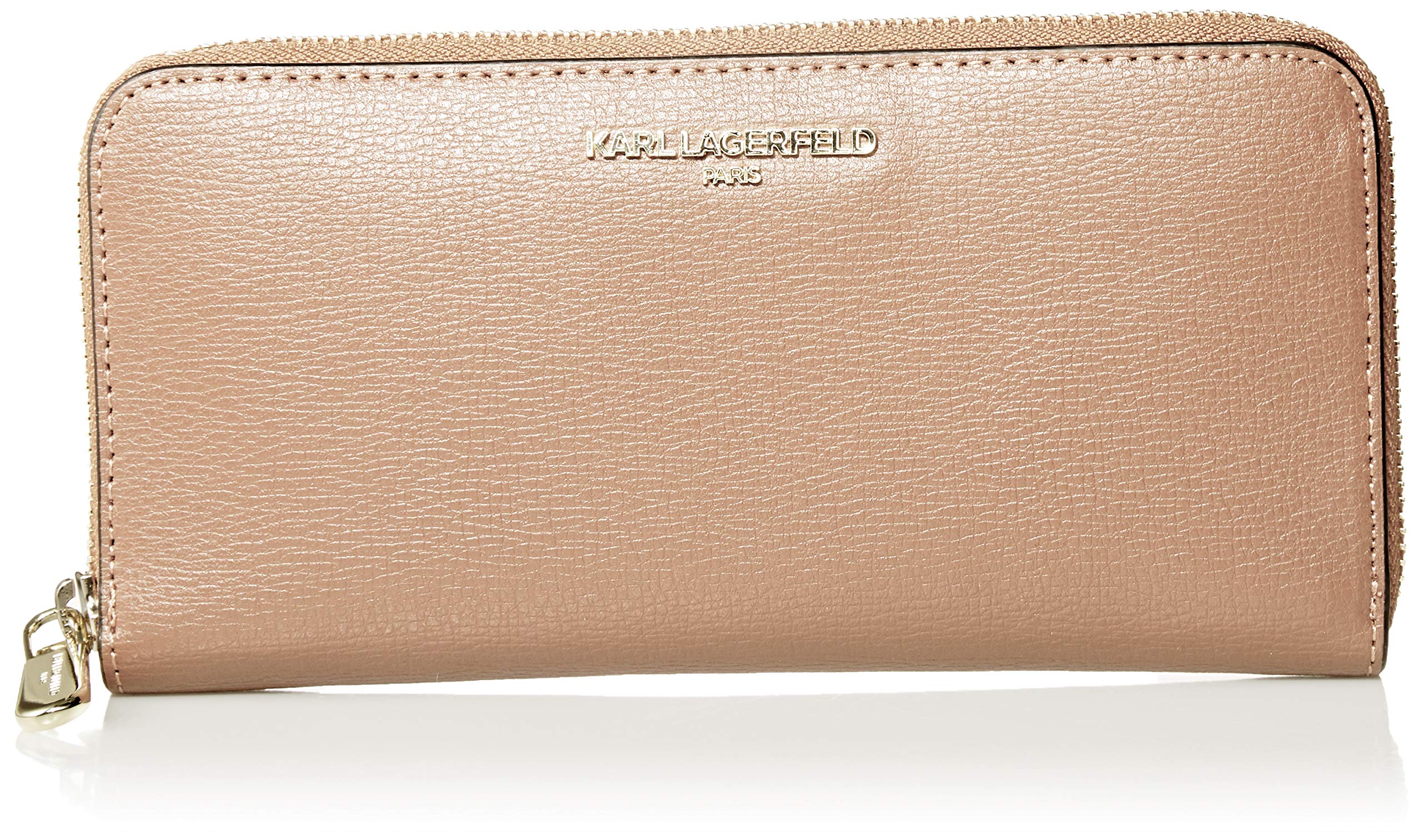 Karl Lagerfeld Paris Hermine Continental Zip Around Wallet - Stylish & Secure RFID-Blocking Wallet for Women - Perfect for Travel, Shopping & Everyday Use