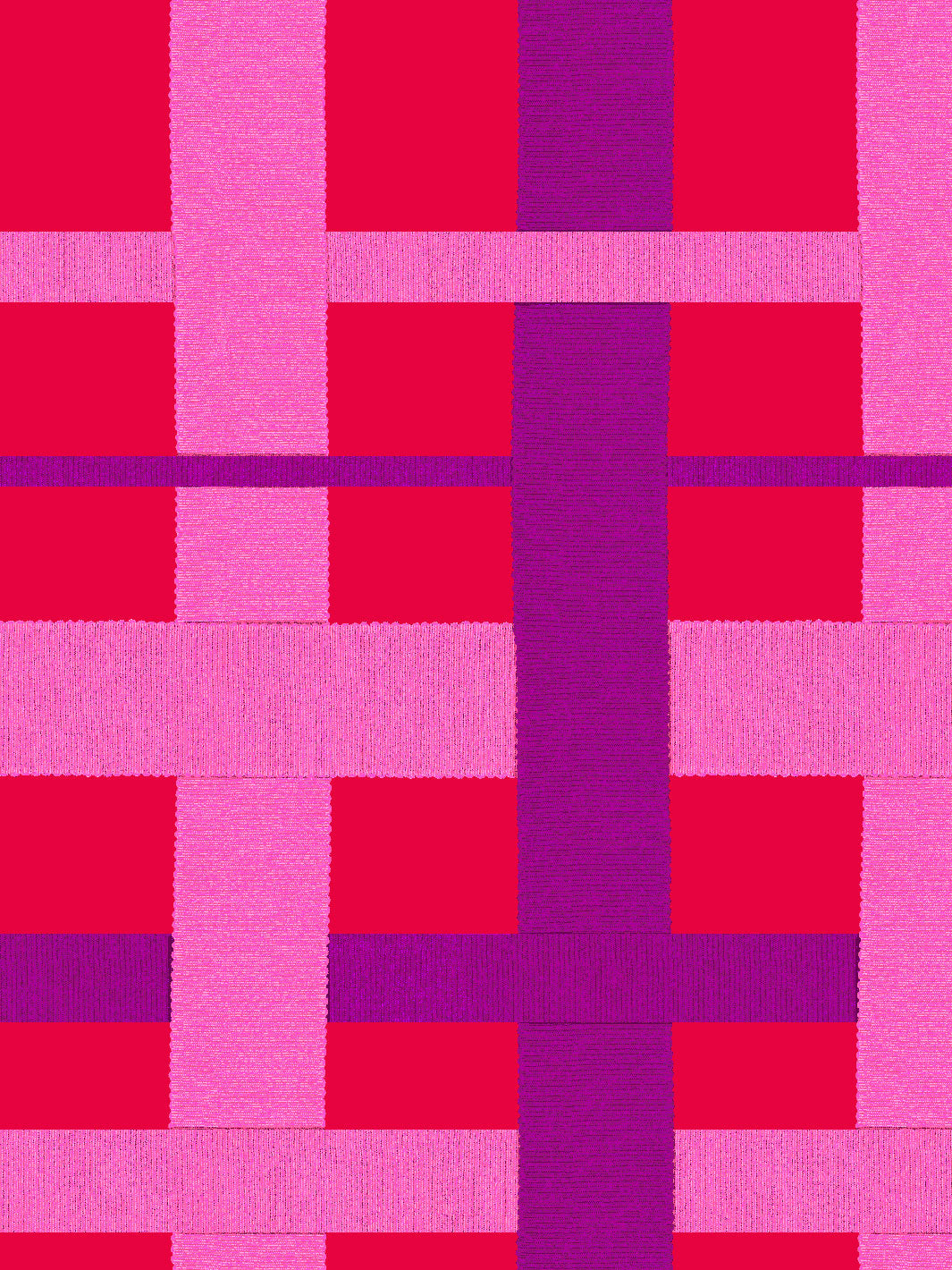 Sarah Jessica Parker 'Crosstown Plaid' Wallpaper - Violet on Scarlet Pattern | Premium Peel & Stick Wallpaper for Living Room, Bedroom, or Home Office Decor