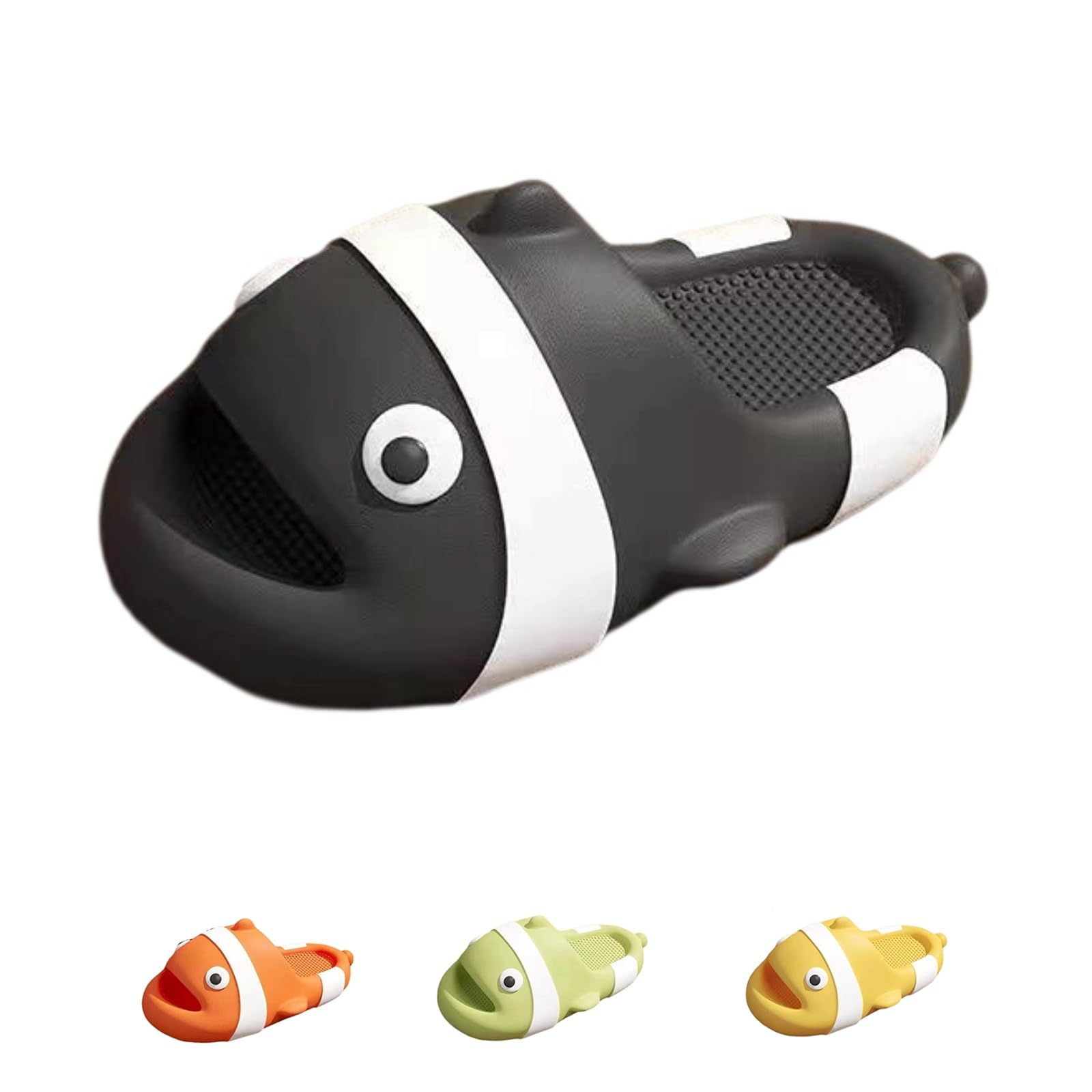 **Adorable Clownfish Slippers for Women & Men - Soft Plush House Slippers, Slip-On Indoor/Outdoor Comfort - Perfect Couple Gifts for Beach, Home & Relaxation**    *(Use for cozy lounging, beach vacations, or as a fun gift for couples and friends!)*