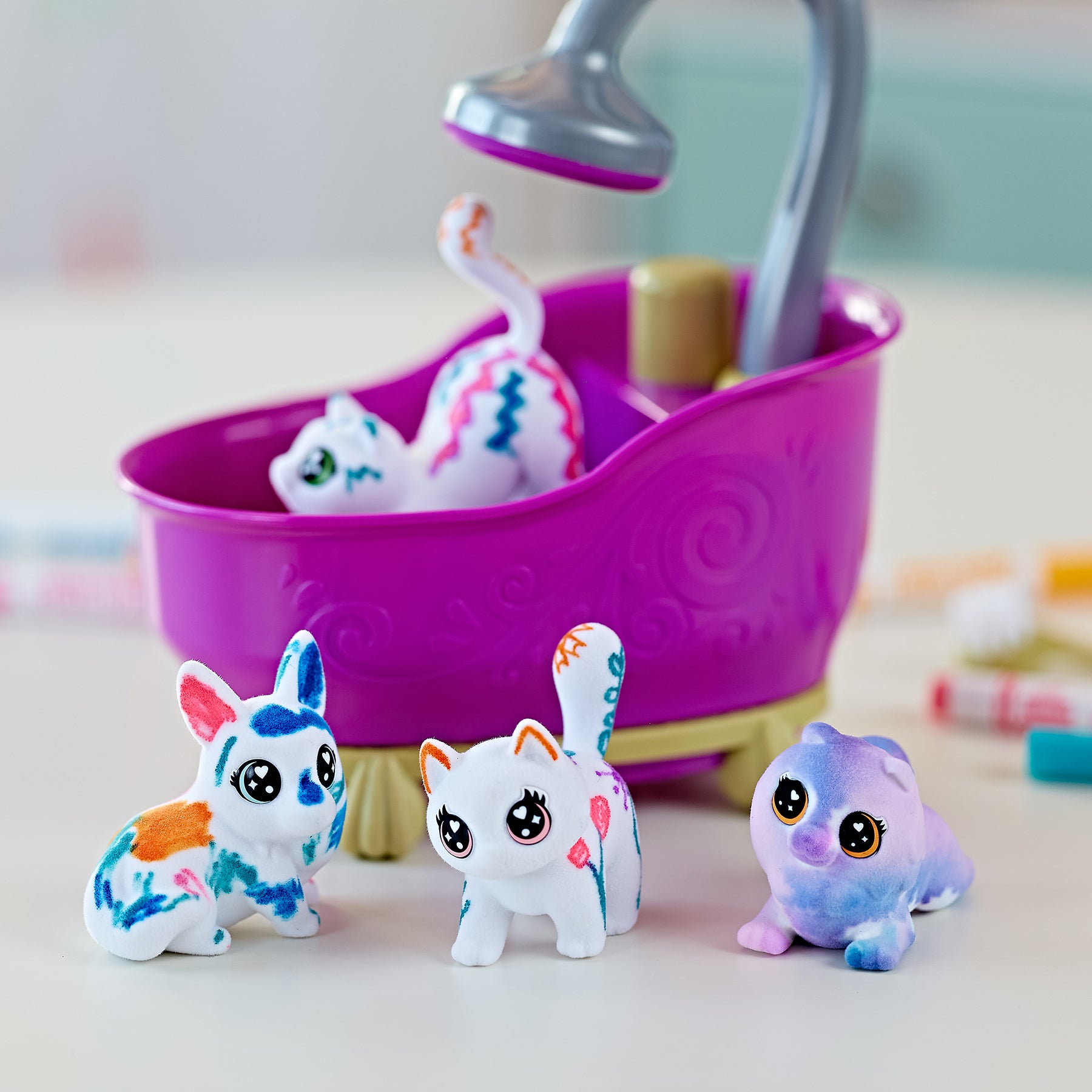 Crayola Scribble Scrubbie Pets - Washable Coloring Playset for Kids | Fun Animal Toy for Creative Play & Bath Time Activities