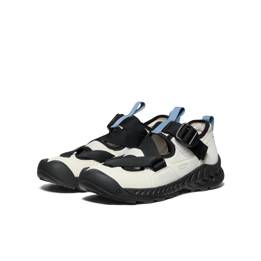 Unisex Hoodzerra Sandal - Silver Birch & Black | Comfortable Outdoor Sandals for Hiking, Beach & Casual Wear