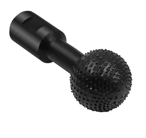 10mm Carbide Rotary Burr Bit - Spherical Steel Rotary File for Wood Carving, Polishing, Engraving & Drilling - Compatible with Angle Grinder - Perfect for DIY Crafts, Metalworking & Jewelry Making