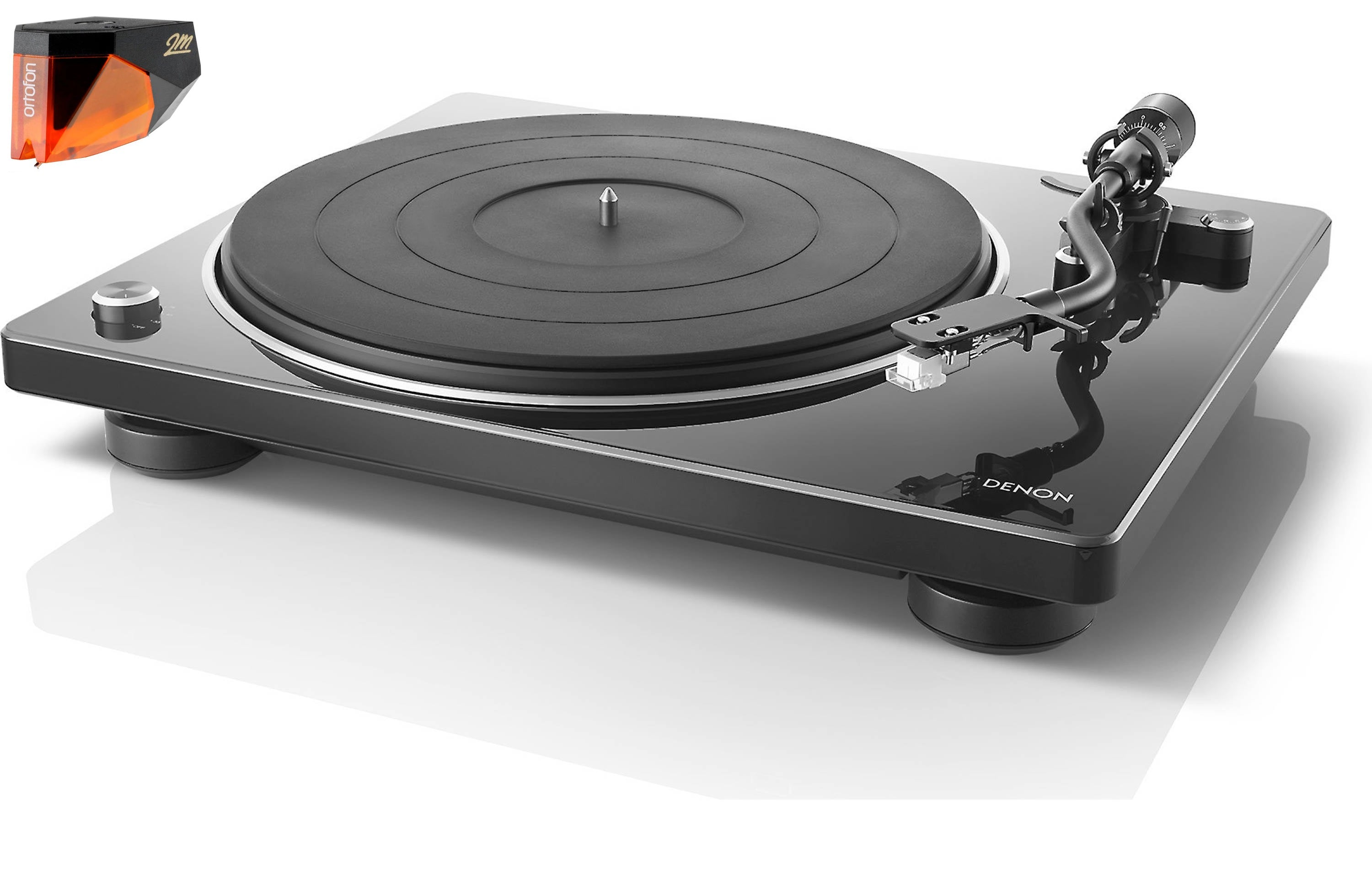 Denon DP-400 Fully Automatic Turntable with Ortofon 2M Bronze Cartridge - Premium Vinyl Record Player for Audiophiles & Home Entertainment Systems - Perfect for Music Lovers, DJs & Vintage Audio Collectors