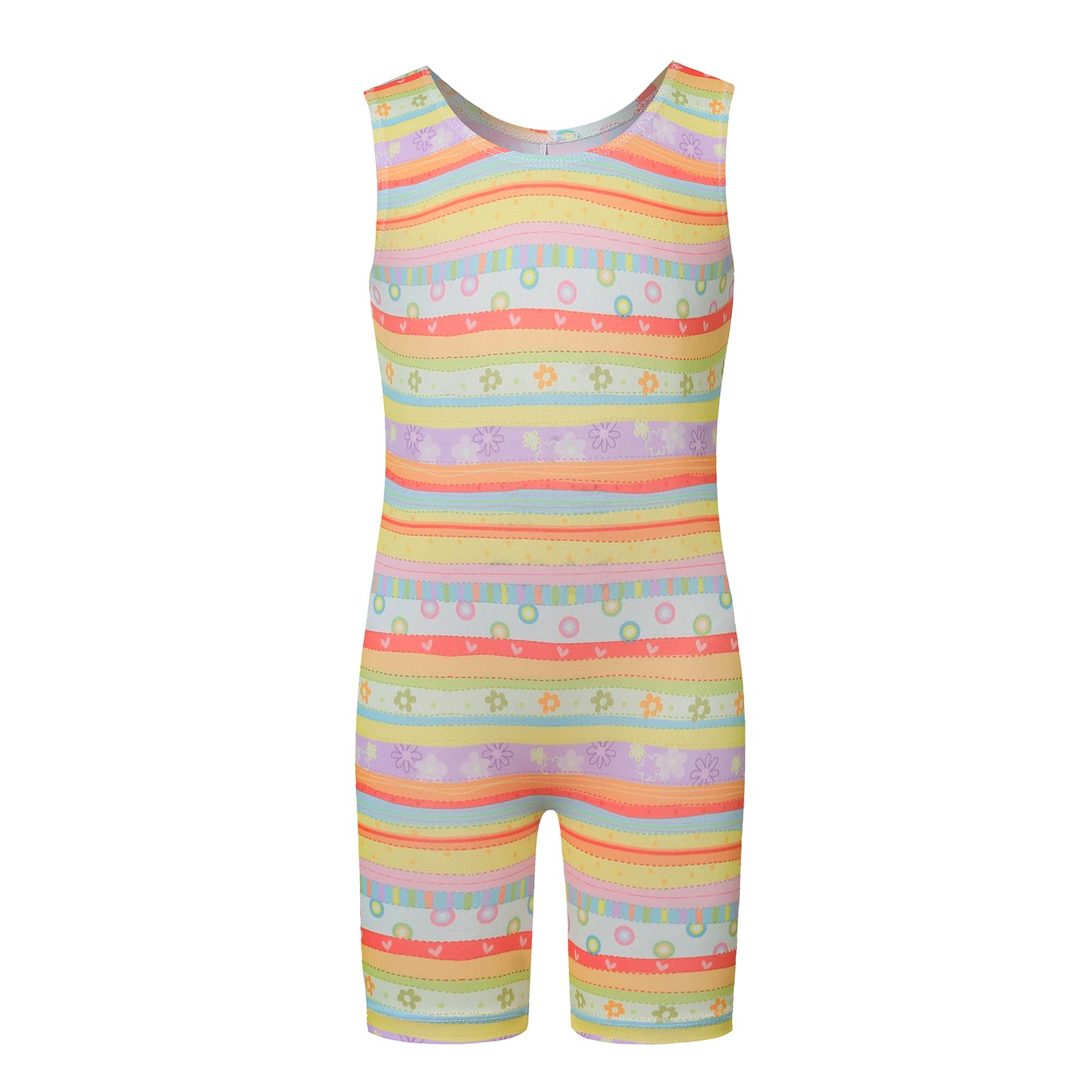 Phineein Girls Gymnastics Leotards - Toddler Dance Biketards, Athletic Dance Wear for Ballet, Cheerleading & Performance - Soft Stretchy Comfort for Training & Recitals