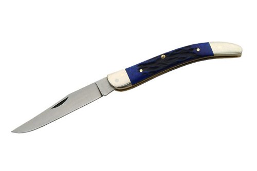 Szco Supplies Blue Chili Folding Knife - Compact & Durable Pocket Knife for Camping, Hiking & Everyday Carry (EDC)
