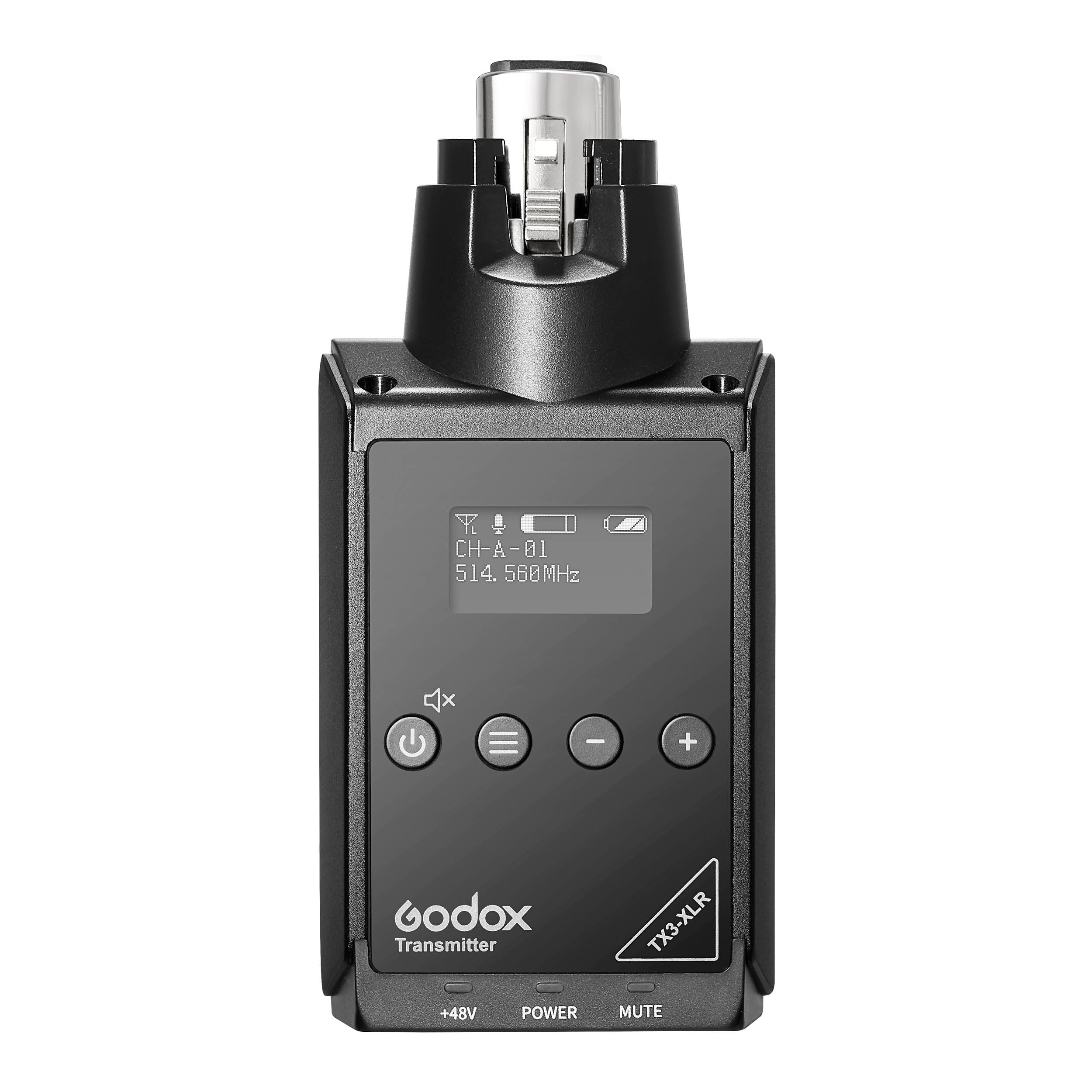 TX3 XLR Plug and Play UHF Wireless XLR Transmitter for Microphones - Professional Audio Equipment for Live Performances, Studio Recording, and Public Speaking