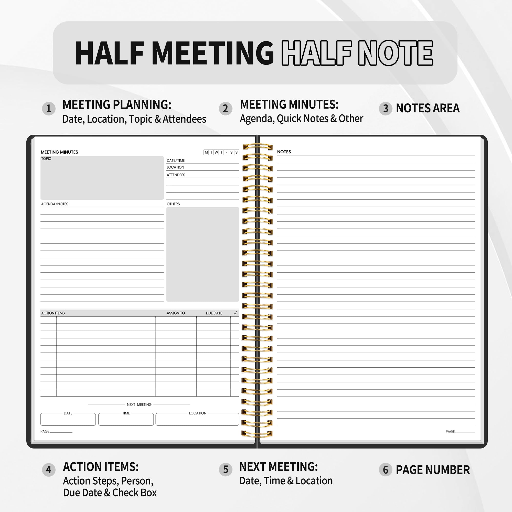 Professional B5 Spiral Notebook 7.5