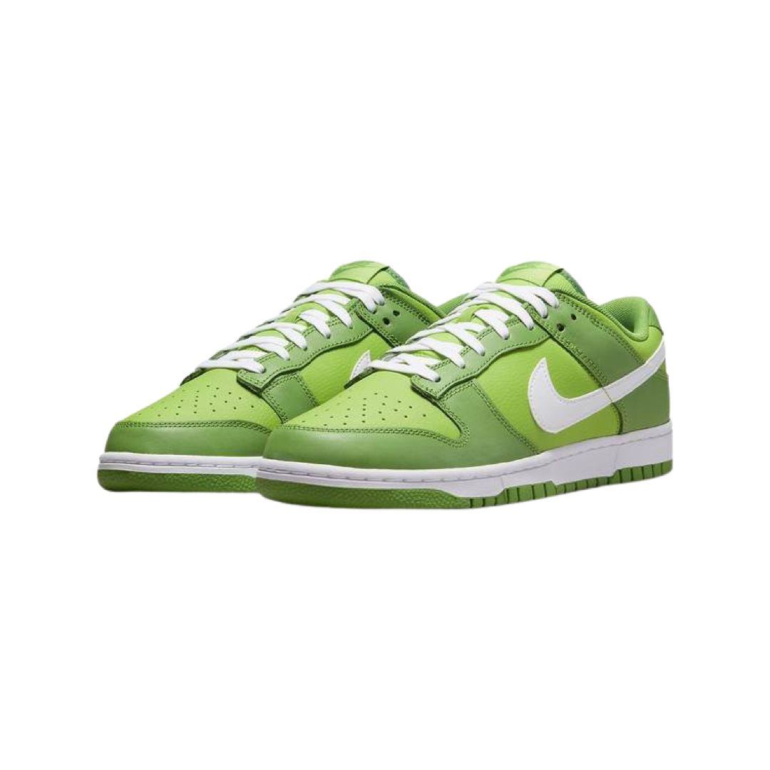 Nike Dunk Low Retro Sneakers - Vivid Green Chlorophyll Colorway | Men's & Women's Casual Shoes for Streetwear & Everyday Fashion