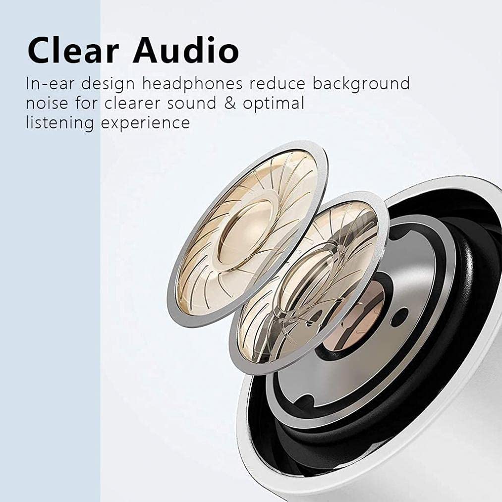 High-Fidelity Wired Earphones with Built-in Mic - Noise Cancelling Headphones for Coolpad Legacy, Legacy Brisa, Legacy S & REVVL Plus - Perfect for Gaming, Calls & Music Listening