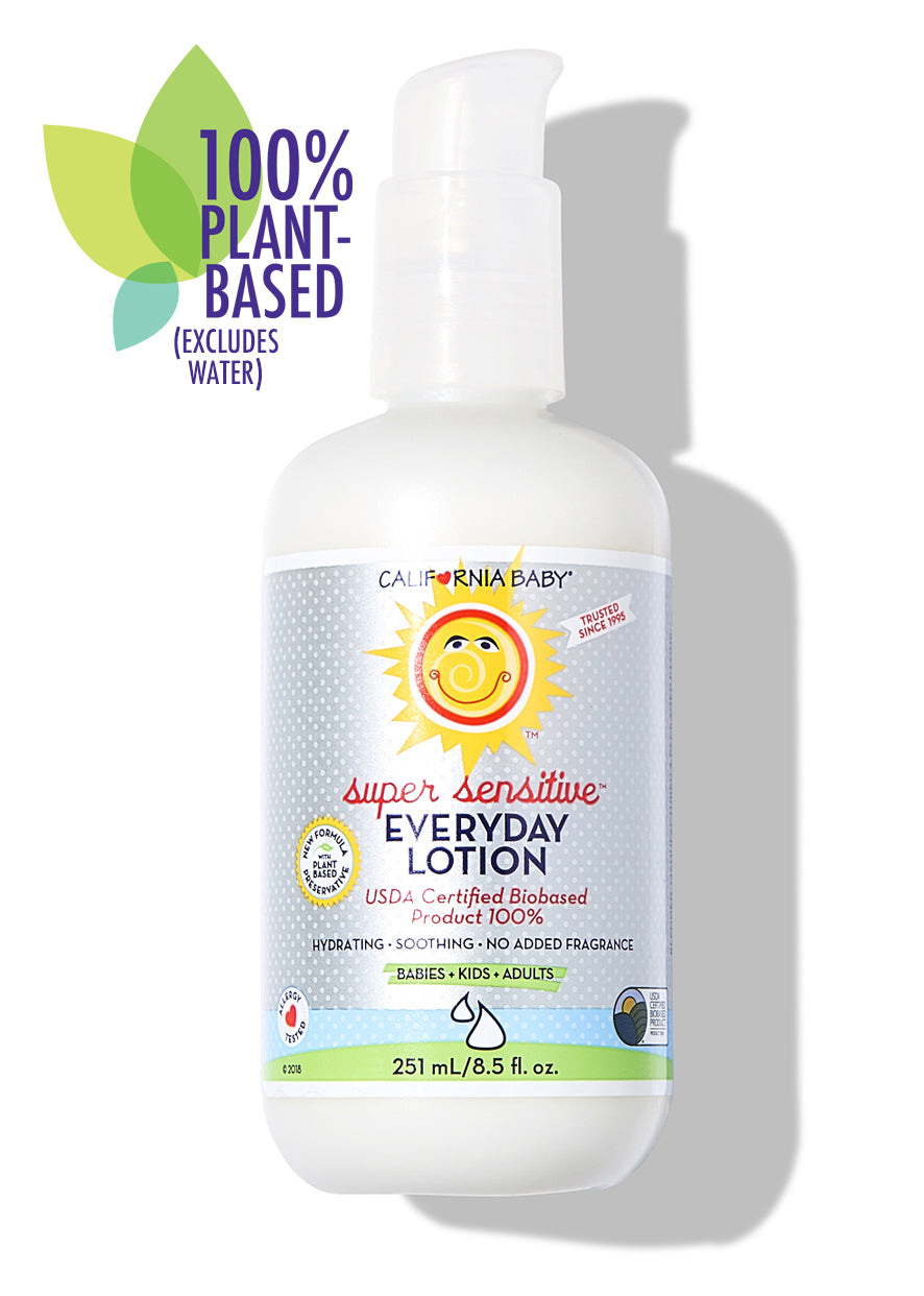 Fragrance-Free Super Sensitive™ Daily Moisturizing Lotion for Dry, Sensitive Skin - Gentle Hydration for Face & Body - Ideal for Eczema & Dermatitis Care