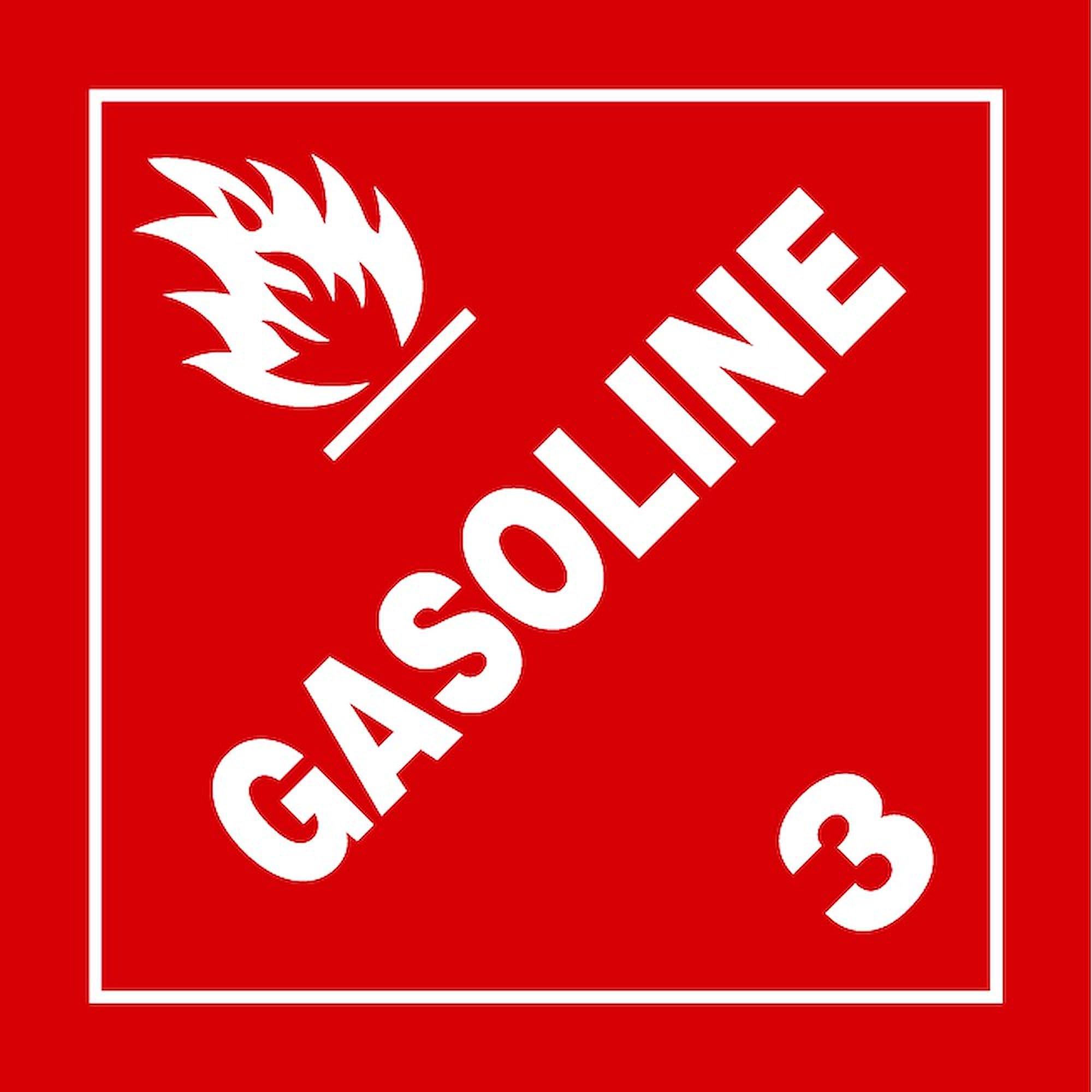 Premium ADR Sticker 3 Gasoline Square Bumper Decal for Cars, Trucks & Motorcycles - Durable Vinyl Car Sticker for Fuel Lovers & Automotive Enthusiasts - Perfect for Bumpers, Windows, Laptops & DIY Projects