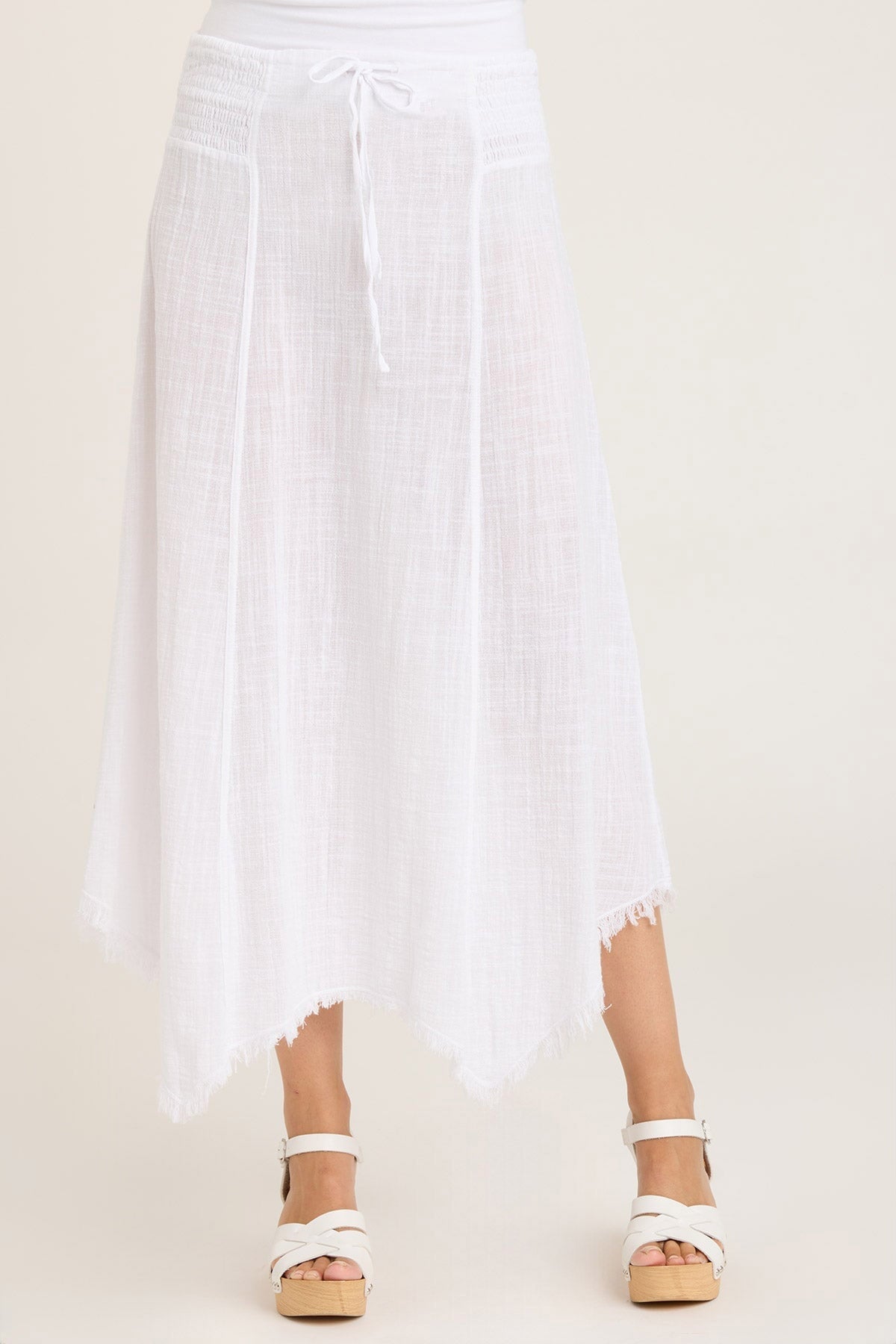 Zuri Gauze Skirt for Women - Flowy Boho Maxi Skirt with Elastic Waist | Perfect for Beach, Vacation & Summer Outfits