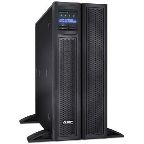 APC SMX2000LV Smart-UPS 2000VA Rack/Tower UPS with LCD Display, 100-127V Input - Reliable Backup Power for Servers, Network Equipment & Home Office