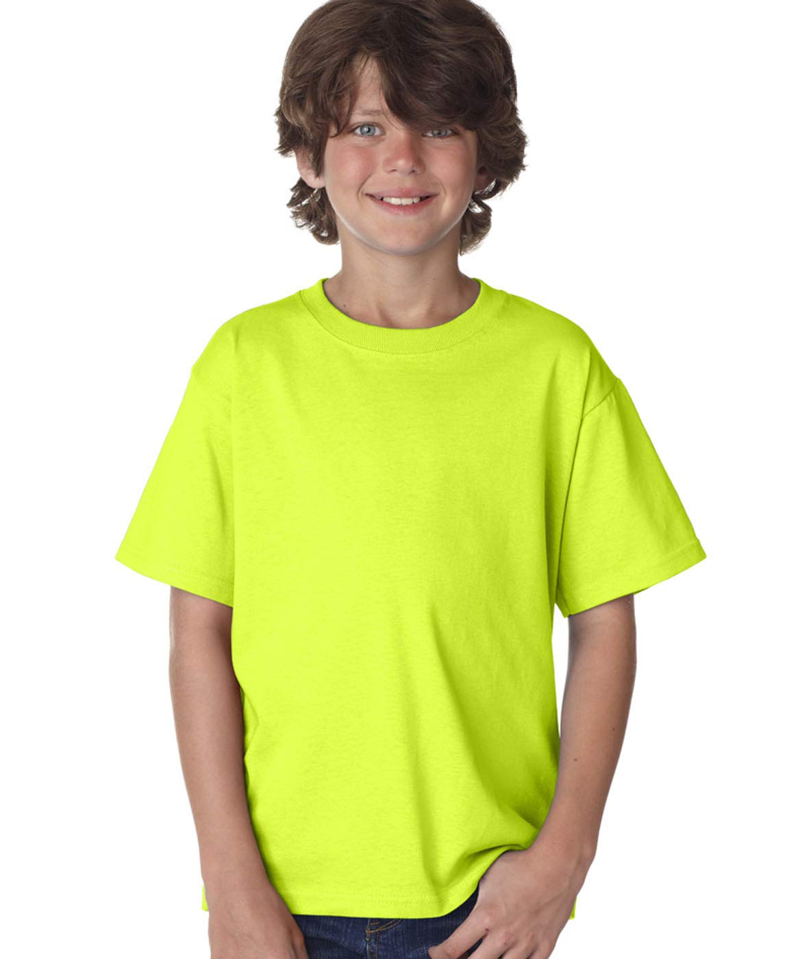 Fruit of the Loom Boys' T-Shirts Pack - Soft Cotton Crewneck Tees for Kids - Comfortable Everyday Wear for School, Play & Casual Outfits