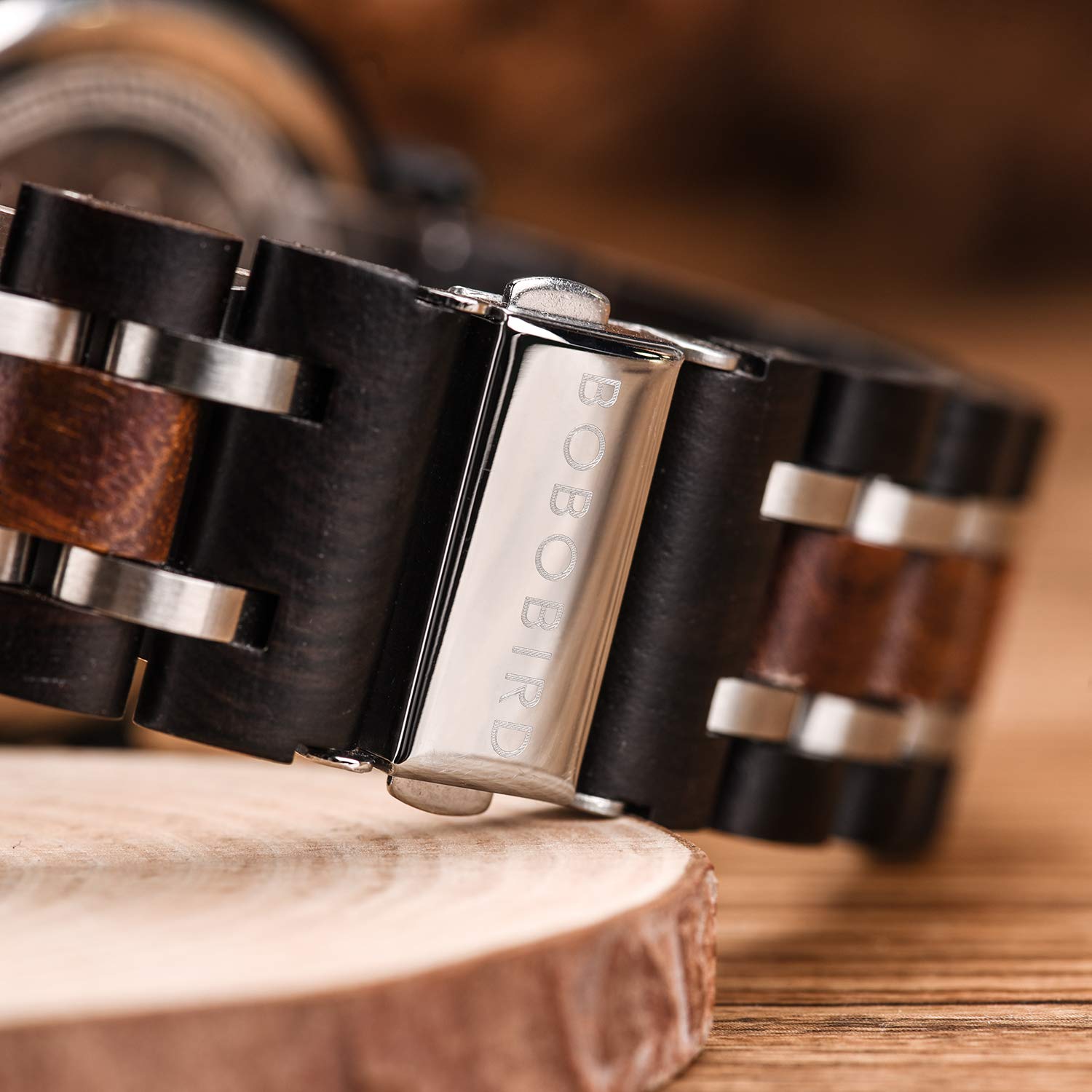 Personalized Engraved Wood Watch for Men - Custom Wooden Watch Gift for Husband, Boyfriend - Birthday, Anniversary Present - Perfect for Casual Wear, Outdoor Activities & Special Occasions