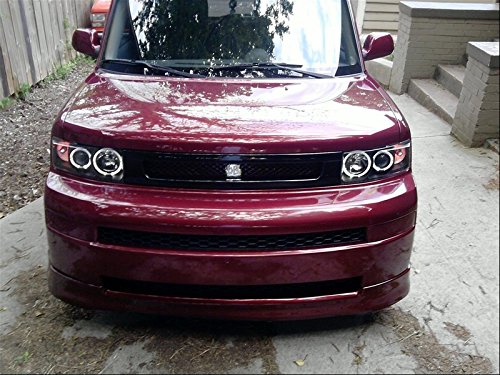 xtune XB Projector Headlights - LED Halo Black Housing with Clear Lens for Cars, Trucks & SUVs - High-Performance Lighting Upgrade for Night Driving & Off-Road Adventures
