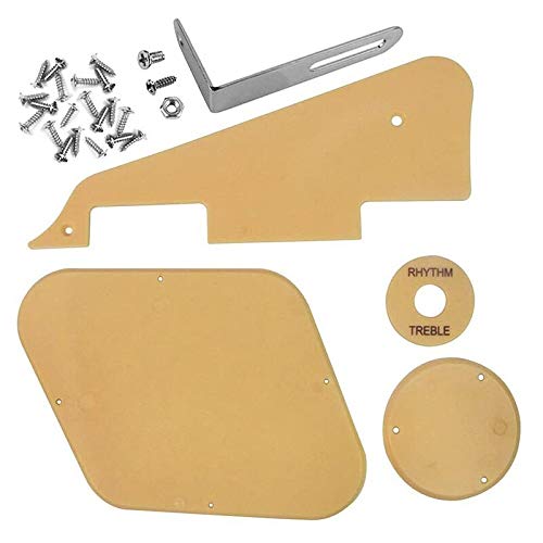 Yellow Les Paul Guitar Pickguard & Parts Kit - for DIY & Repair