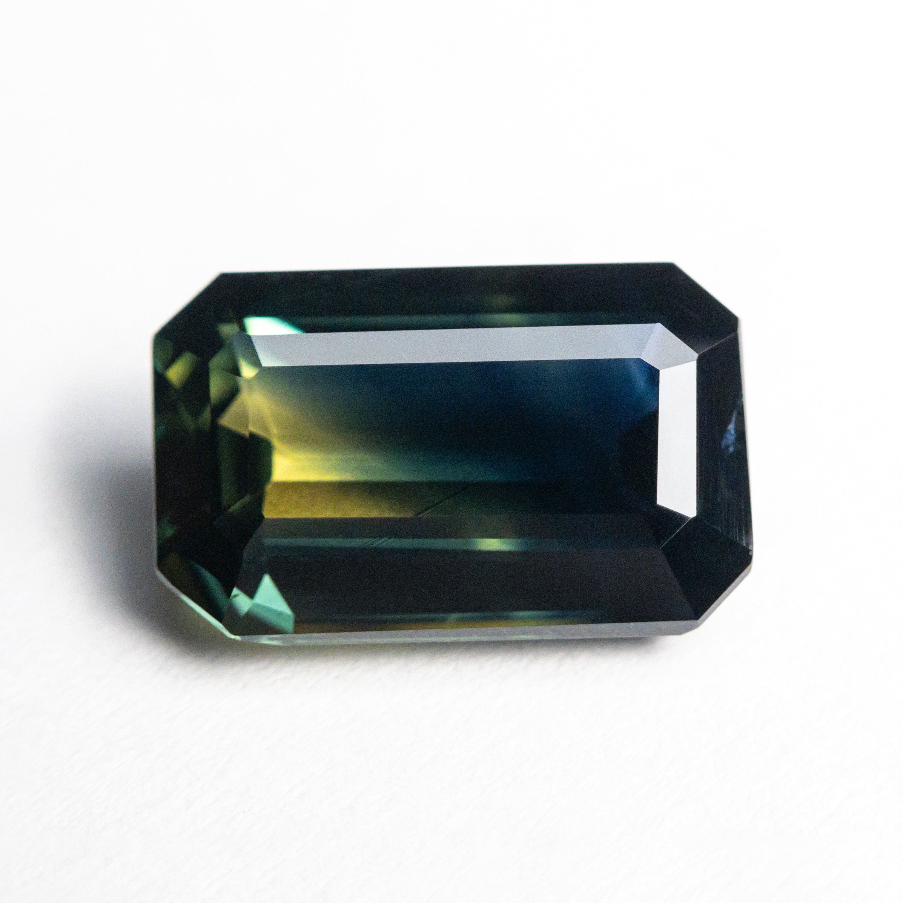 3.61ct Natural Blue Sapphire Gemstone - 11.07x7.06x4.00mm Step Cut Rectangle with Cut Corners - Loose Stone for Jewelry Making, Engagement Rings & Fine Collections
