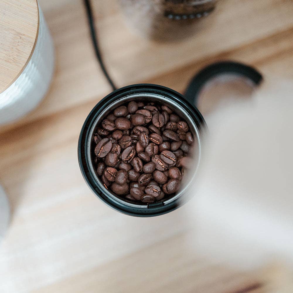 GROSCHE BREMEN Electric Coffee Grinder with Stainless Steel Blades - Perfect for Espresso, French Press & Cold Brew at Home or Office
