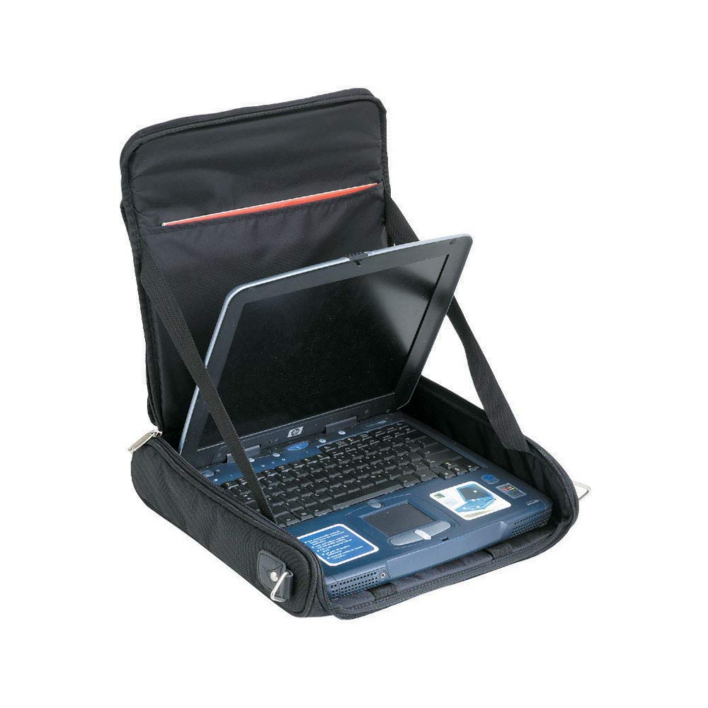 Preferred Nation The Conversion Computer Briefcase - Stylish & Durable Laptop Bag for Business Professionals | Perfect for Office, Travel & Meetings (Black)