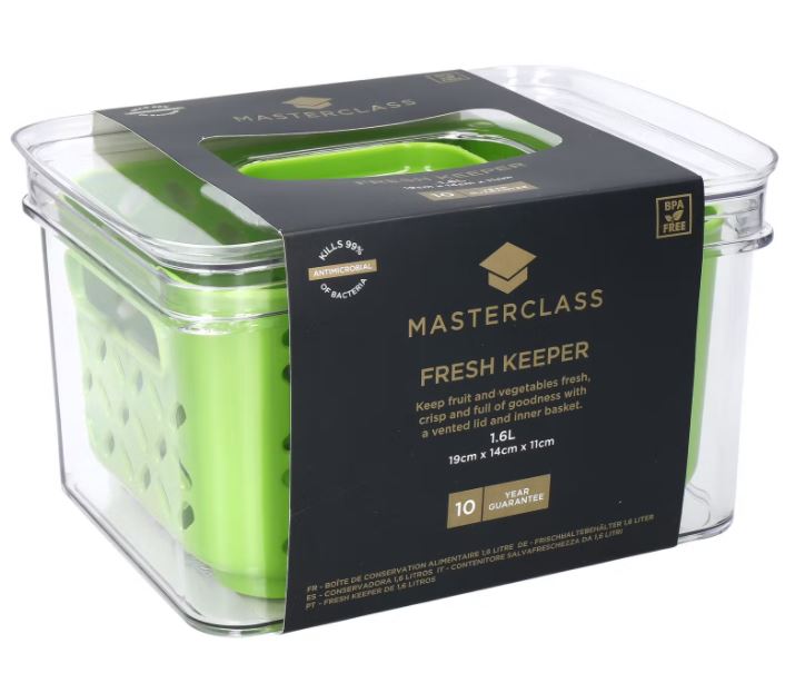 Fresh Keeper Food Storage Containers - Airtight, BPA-Free, Various Sizes (Small/Medium/Large) - Perfect for Meal Prep, Leftovers & Pantry Organization - Eco-Friendly Green Kitchen Essentials