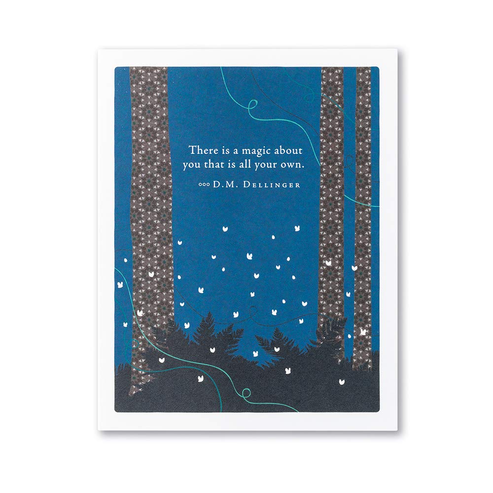 Compendium Positively Green 4-Pack Thank You Cards - Eco-Friendly Greeting Cards for Expressing Gratitude | Perfect for Holidays, Birthdays & Appreciation Gifts
