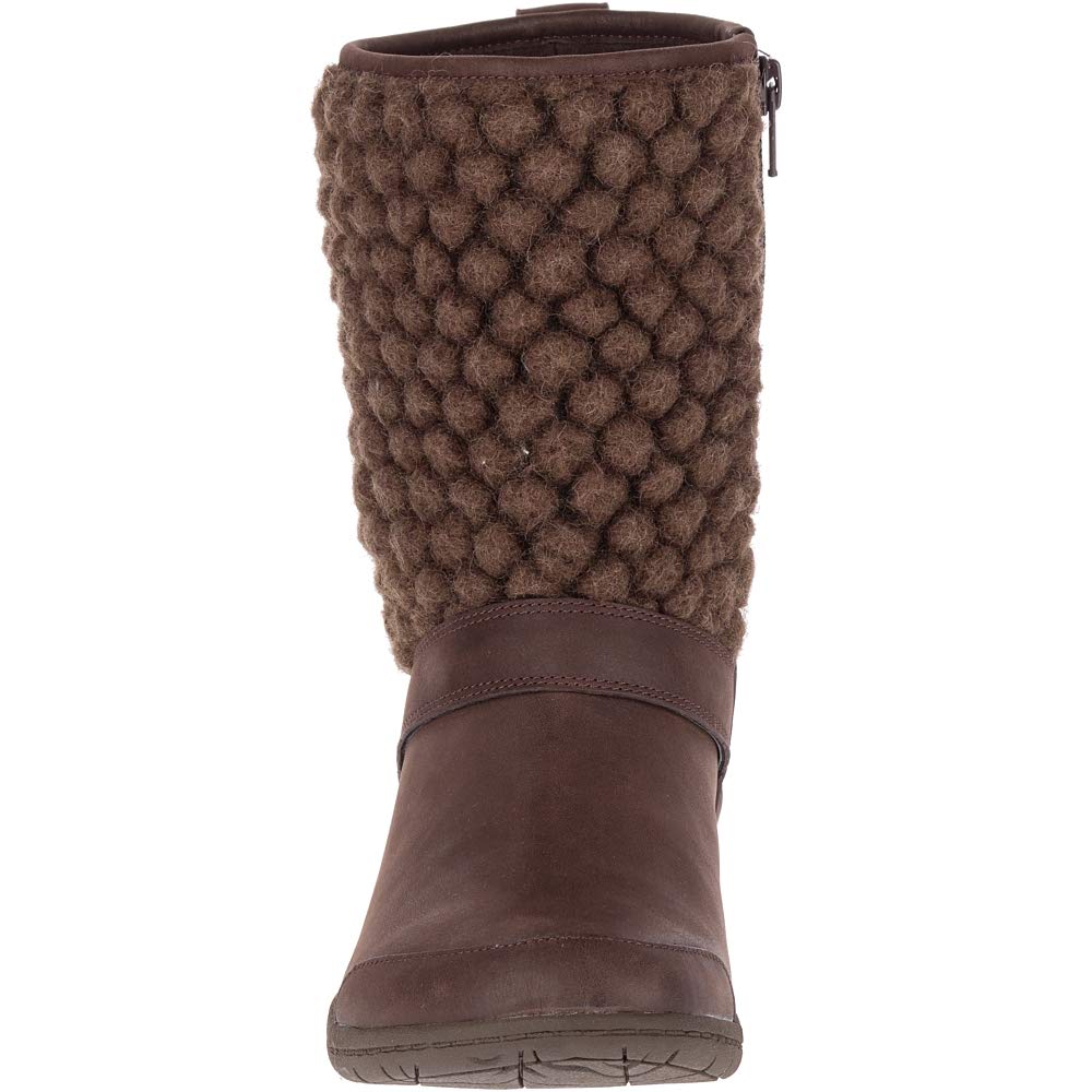 Merrell Women's Encore Kassie Tall Wool Boots - Waterproof Winter Hiking Boots for Women with Warm Wool Lining - Perfect for Snow, Cold Weather & Outdoor Adventures