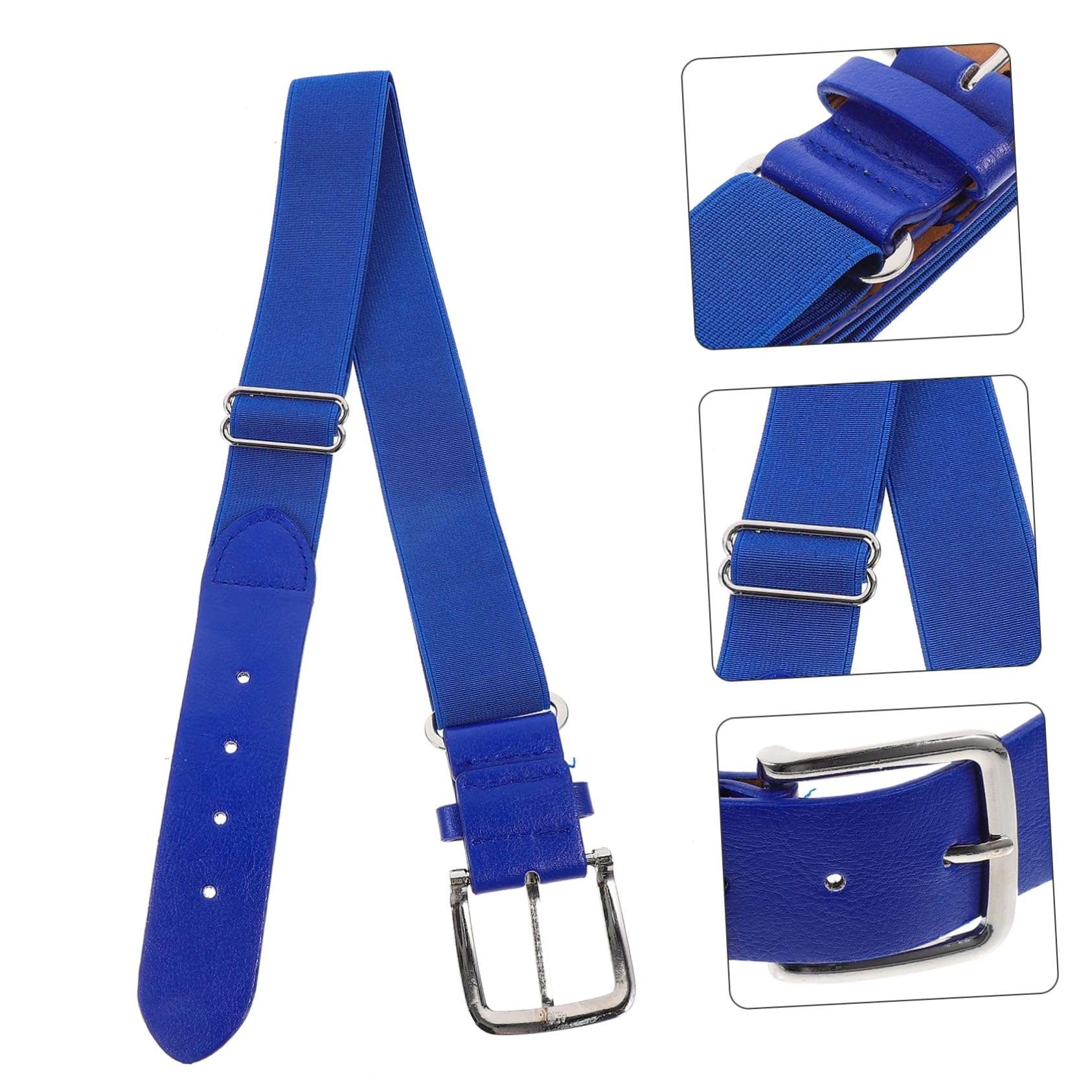 Happyyami Adjustable Baseball Belt for Men, Women & Youth - Imitation Leather Sports Elastic Belt with Sliding Buckle - Perfect for Baseball, Softball & Casual Wear