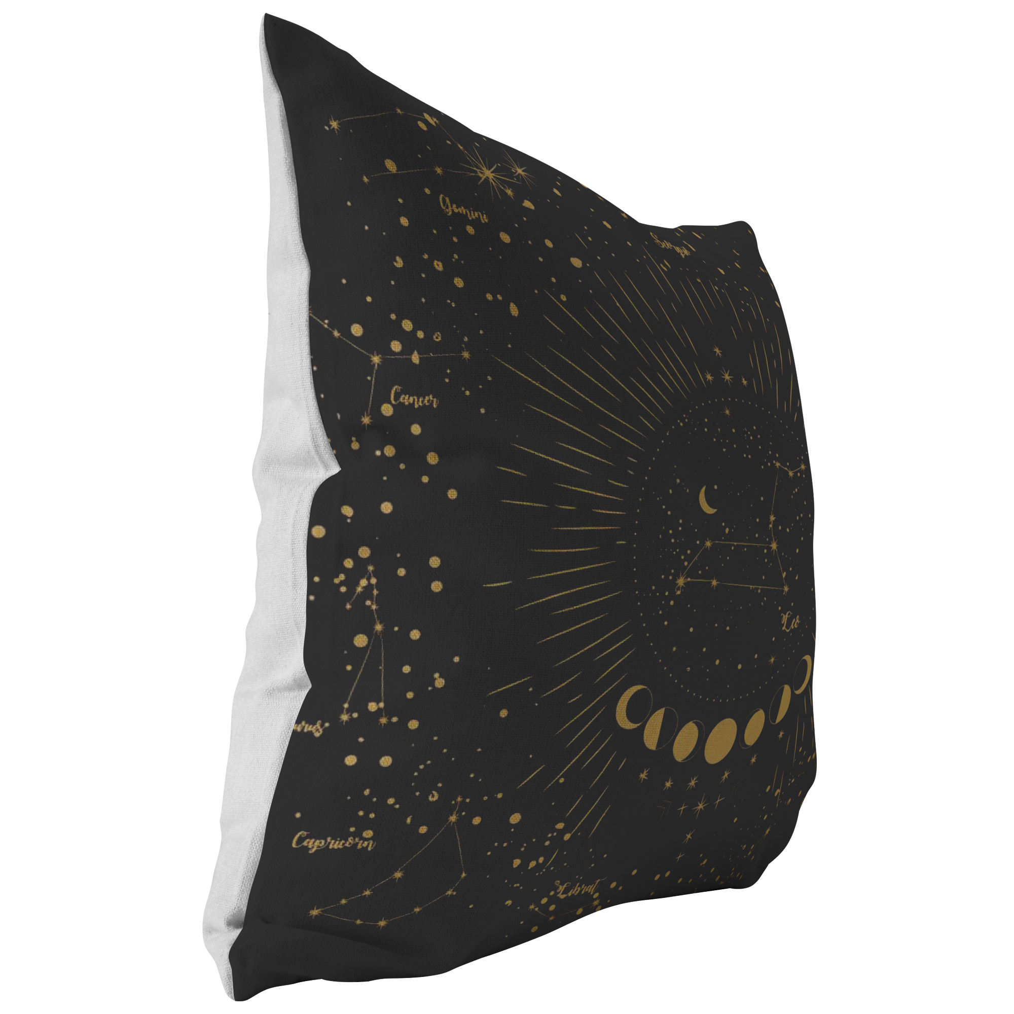Celestial Zodiac Throw Pillow - Decorative Accent Cushion for Sofa, Bed & Home Decor - Perfect for Living Room, Bedroom & Dorm Styling