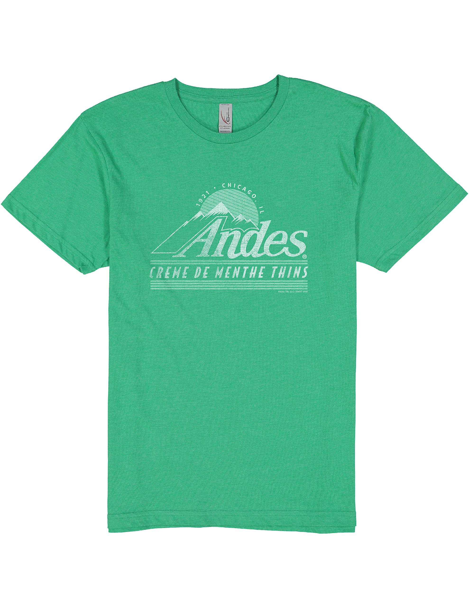 Andes Chocolate Mints Graphic T-Shirt - Unisex Casual Cotton Tee for Men & Women - Perfect for Everyday Wear, Gifts, and Retro Candy Lovers