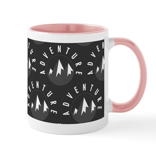 White/Pink Inside - Hiking Camping Outdoor Mugs