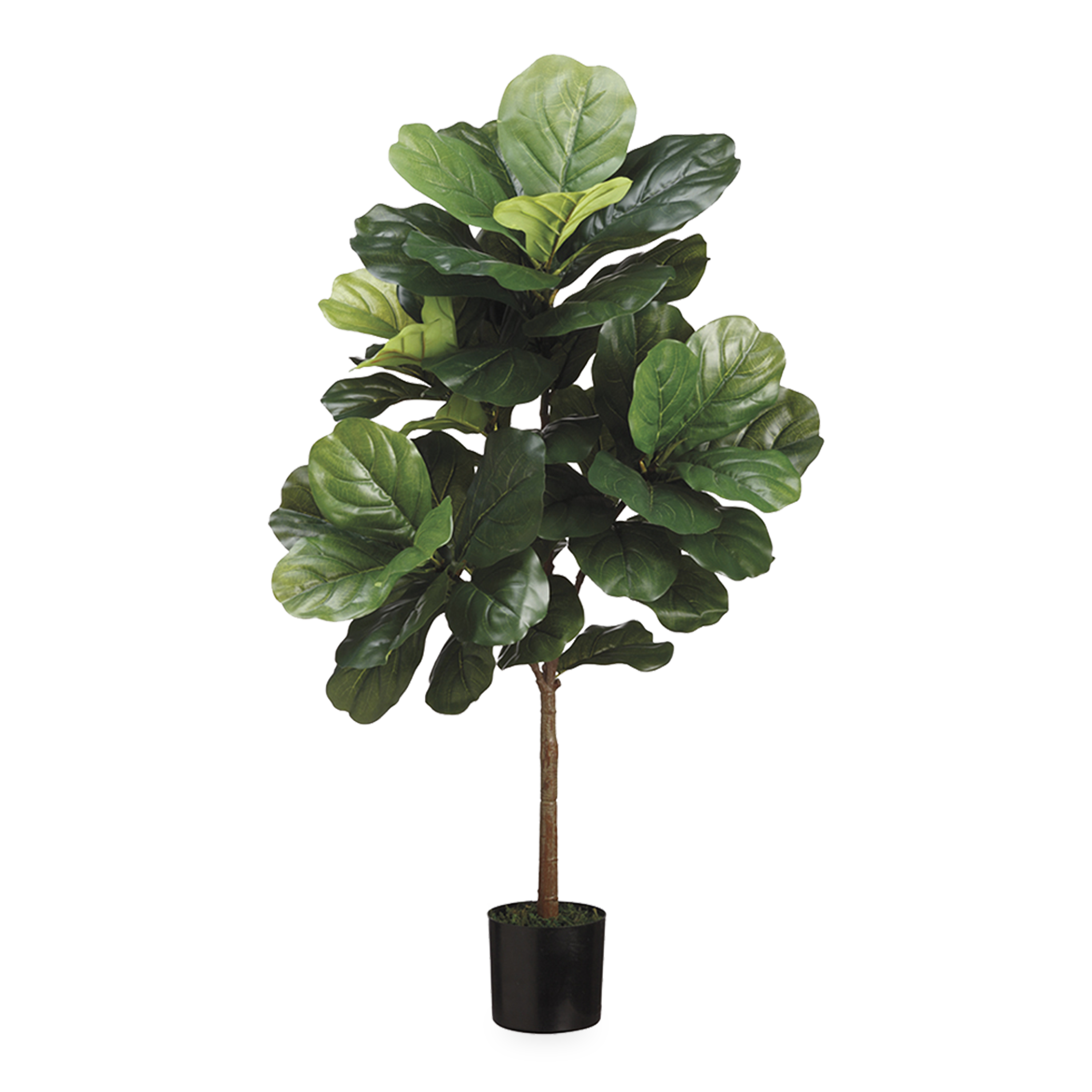 Fiddle Leaf Fig Tree - Large Indoor House Plant for Home Decor, Living Room, Office - Easy Care Real Faux Tree for Modern Spaces