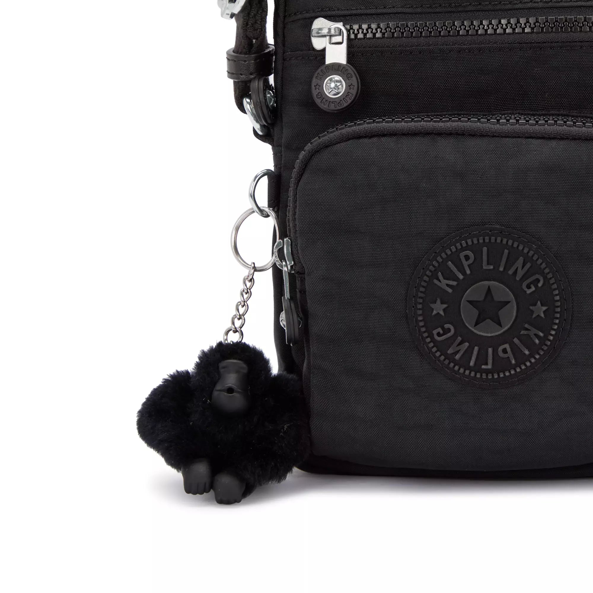 Kipling Gunne Crossbody Bag for Women - Lightweight & Durable Black Shoulder Purse with Adjustable Strap, Perfect for Travel, Work & Everyday Use