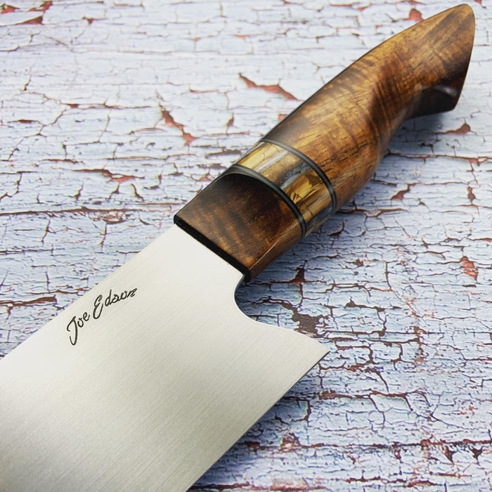 Premium Joe Edson 270mm AEB-L Stainless Steel K-Tip Gyuto Custom Chef Knife - Professional Japanese Kitchen Knife for Slicing, Dicing & Precision Cooking