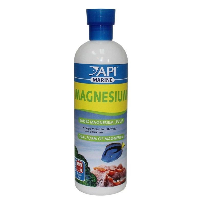 API Marine Magnesium 473ml - Premium Reef Aquarium Supplement for Coral Growth & Health | Essential for Saltwater Tanks, Reef Tanks & Marine Aquariums