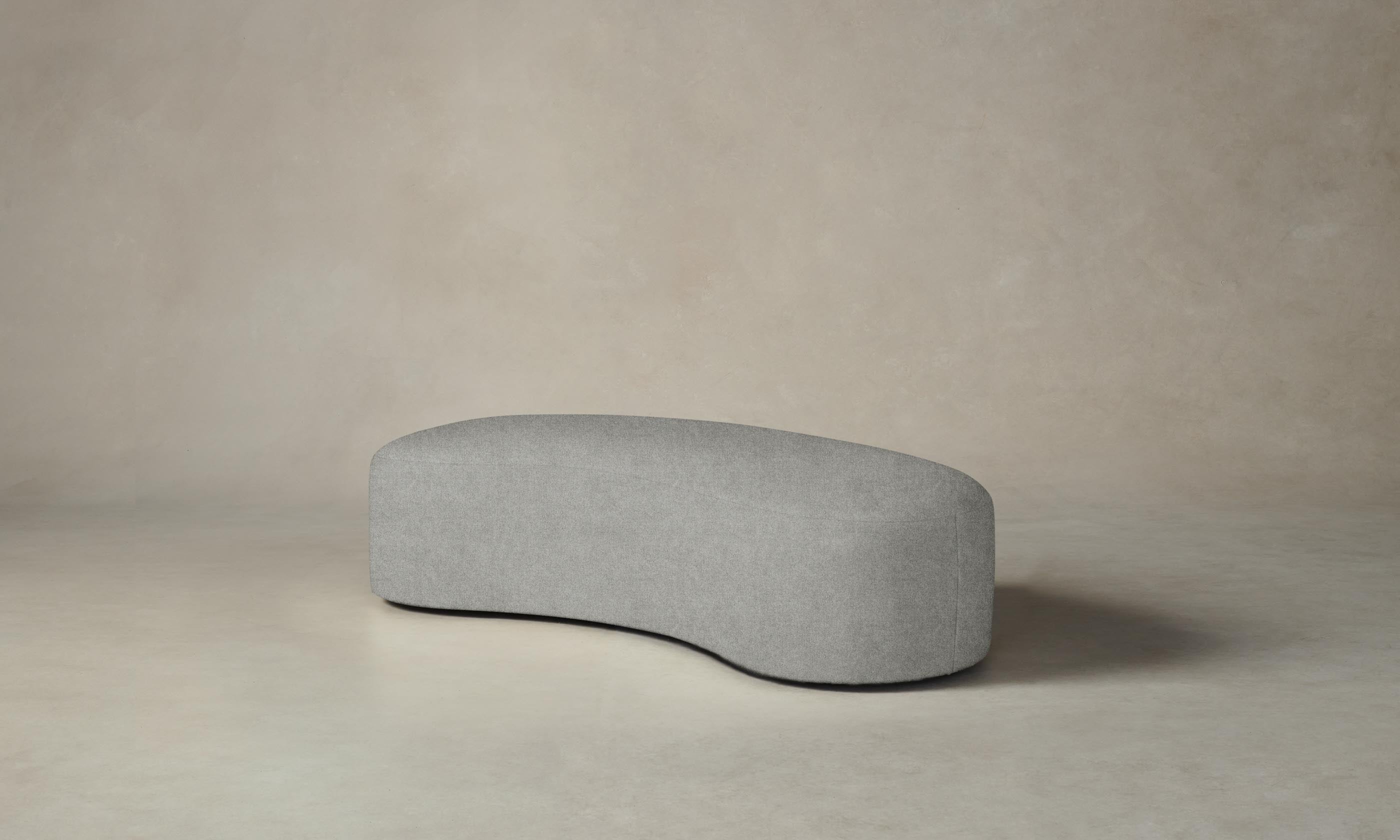 Chelsea Daybed - Premium Merino Heather Grey Sofa Bed for Living Room, Guest Room & Small Space Comfort