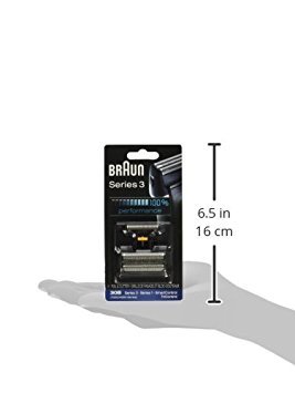 Braun Series 3 Replacement Shaver Head 30B - Compatible with 300, 310, 320, 330, 340, SmartControl & TriControl Electric Razors - Precision Shaving for Men - Perfect for Travel, Daily Grooming & Sensitive Skin Care