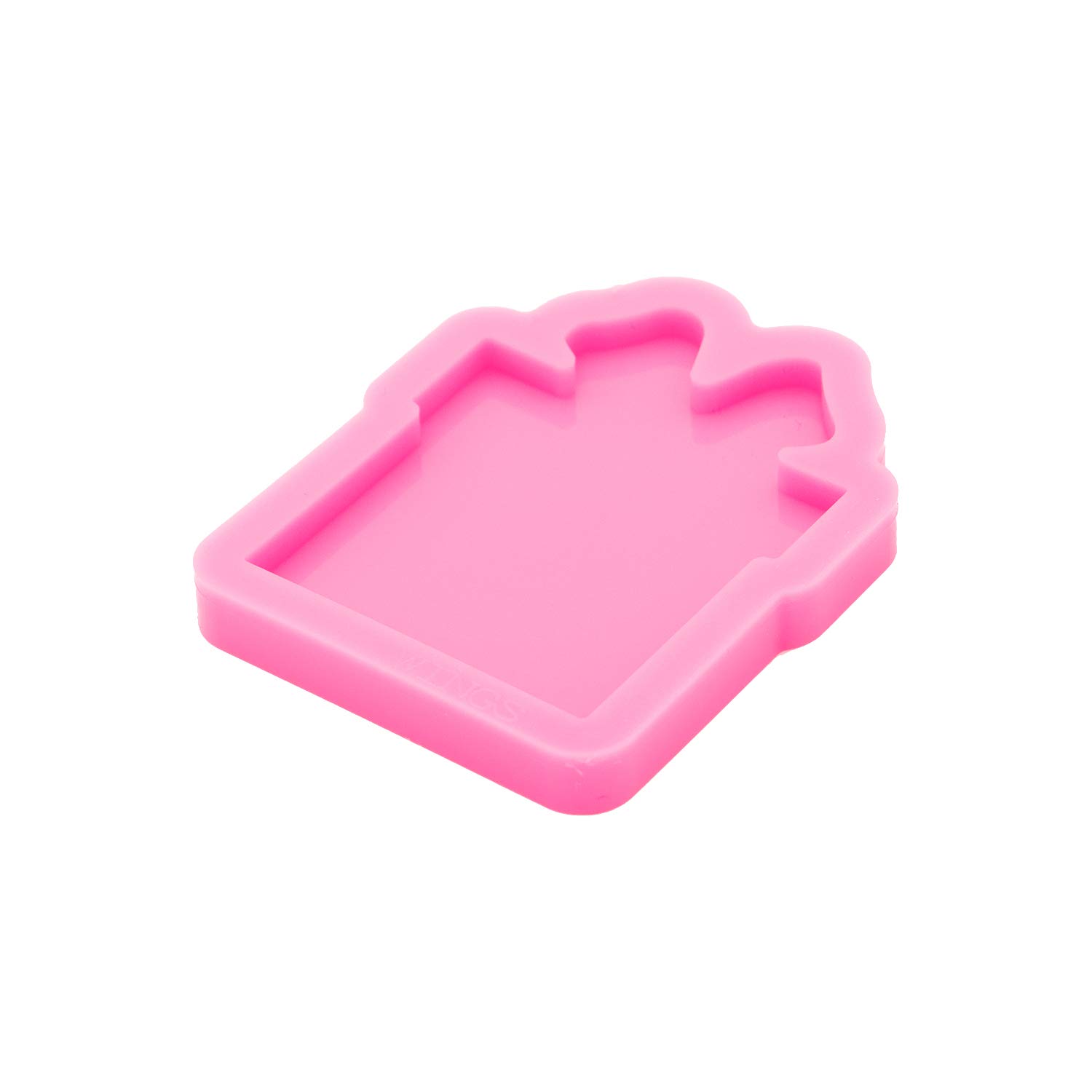 Premium Glossy Christmas Box Style Silicone Molds for Badge Reels - Epoxy Resin Craft Molds for DIY Jewelry Making - Perfect for Holiday Gifts & Handmade Accessories