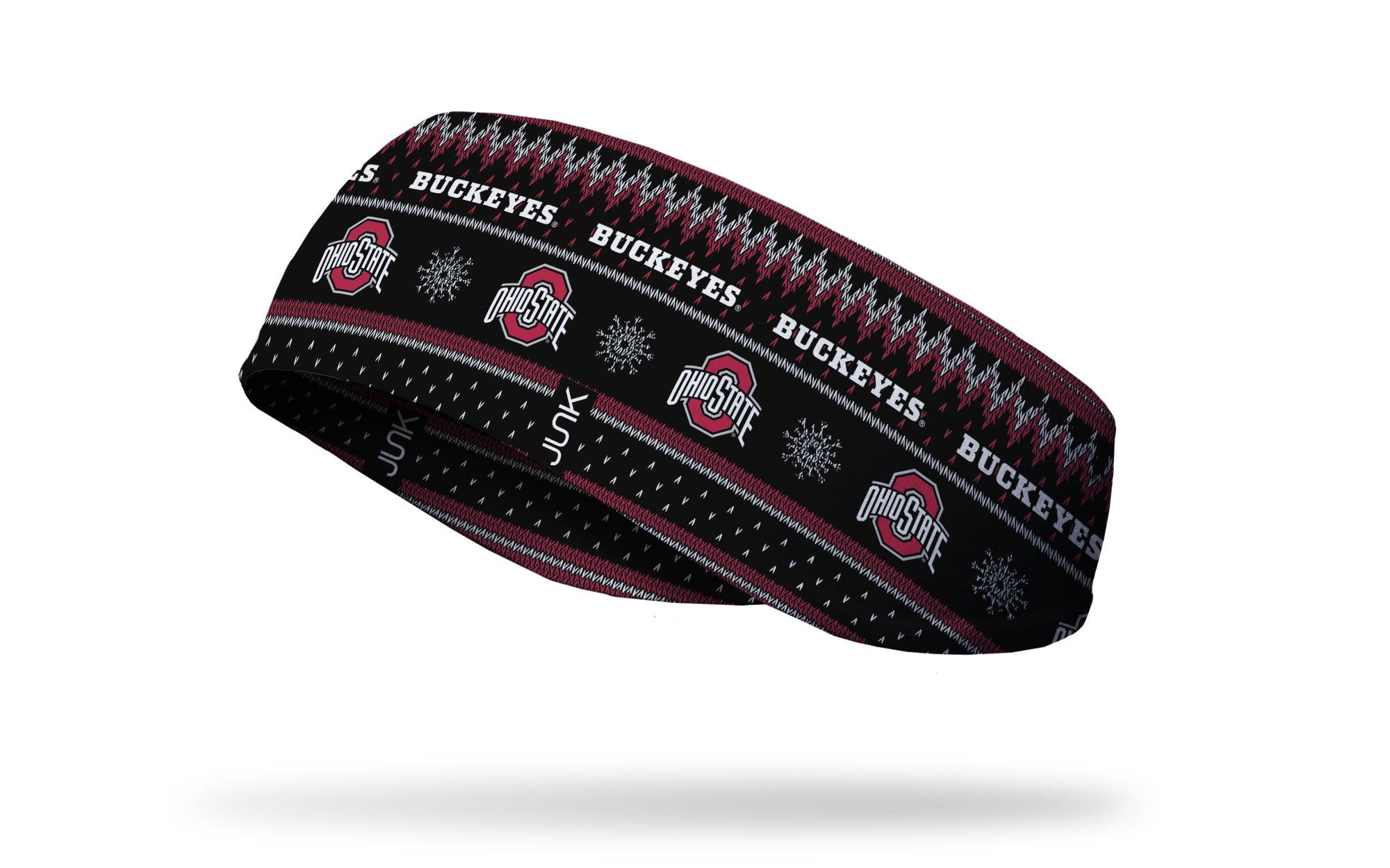 Ohio State University Buckeyes Winter Break Ear Warmer - Fleece-Lined Knit Headband for Cold Weather - Perfect for Football Games, Skiing & Outdoor Activities