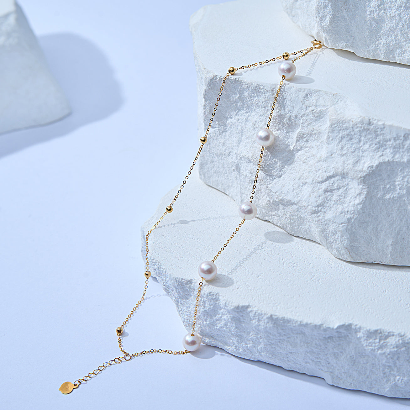 18K Solid Gold Freshwater Pearl Bracelet for Women | Elegant Jewelry Gift for Birthday, Anniversary & Special Occasions | KB00056